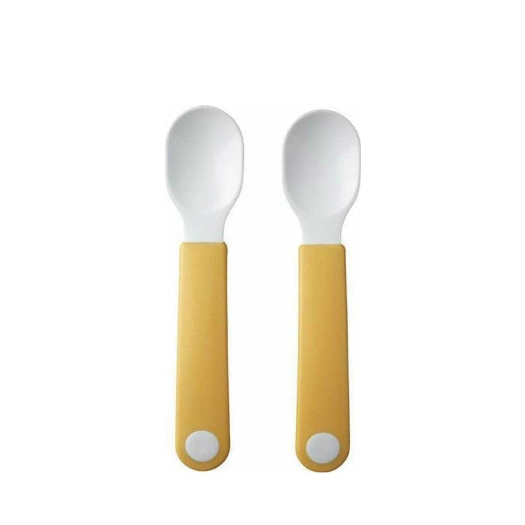 Mepal Mio Learning Spoon Set, Yellow