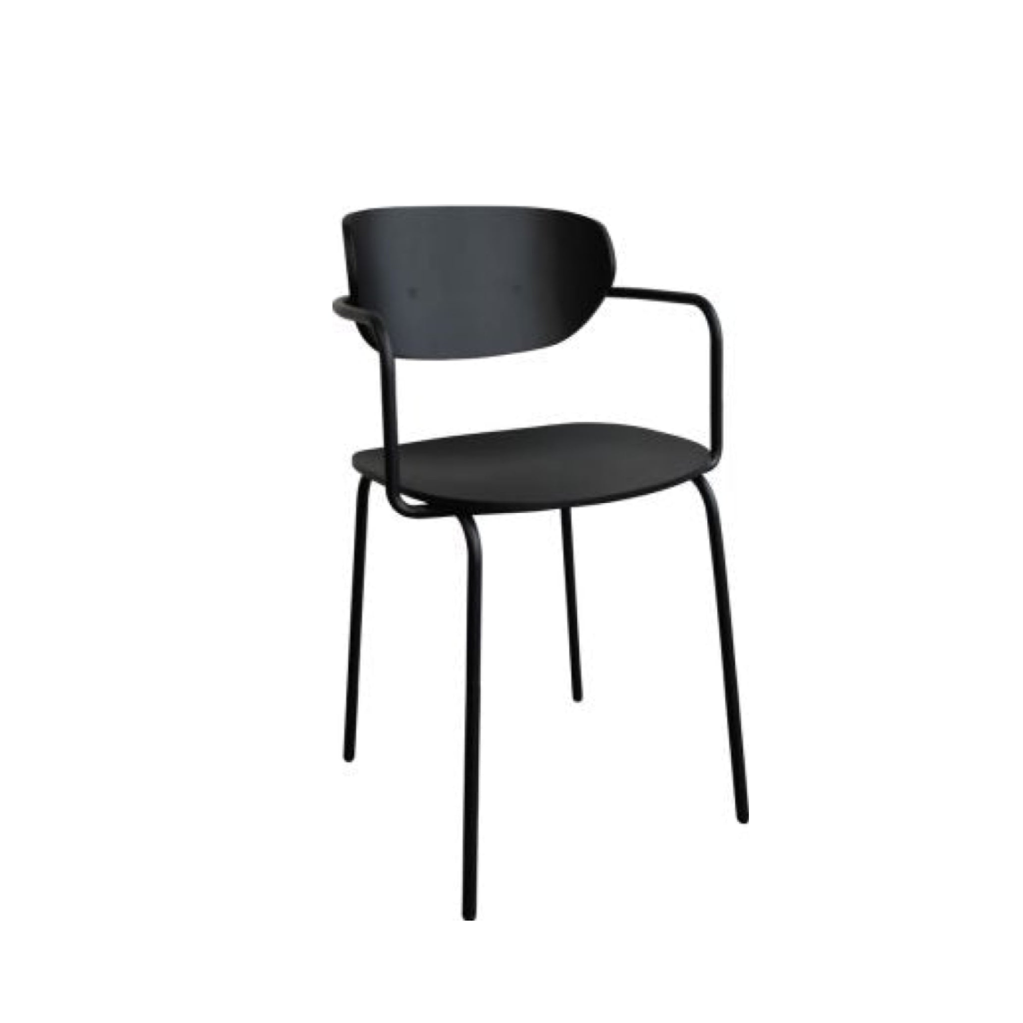 Hübsch Arch Dining Chair, Black