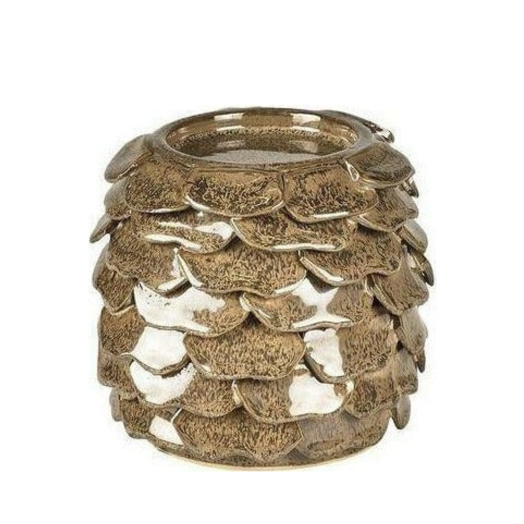 Villa Collection Candle Holder, Brown