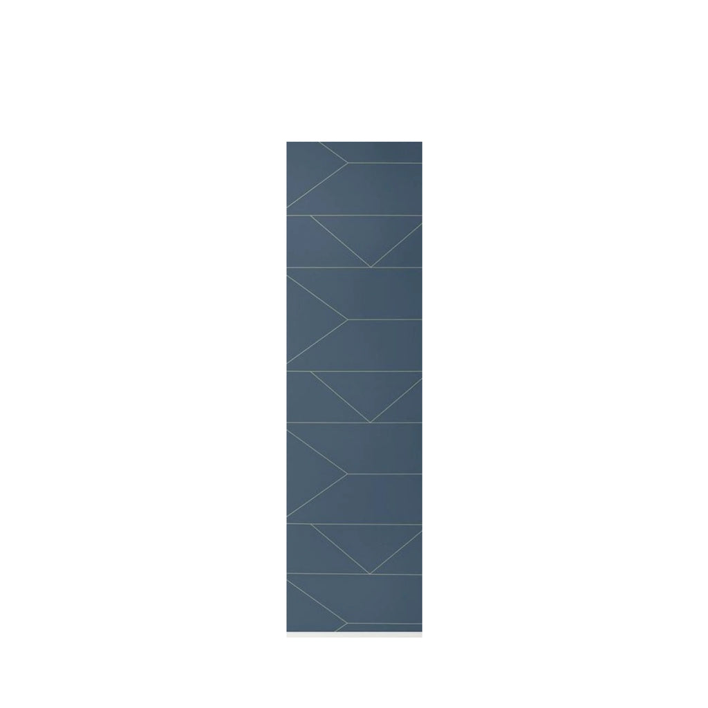 Ferm Living Lines Wallpaper, Dark Blue