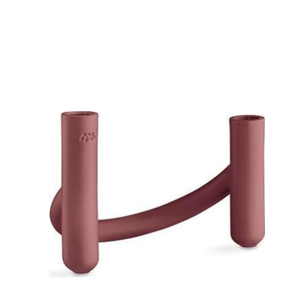 Kähler Nellemann Candle Holder, Plum