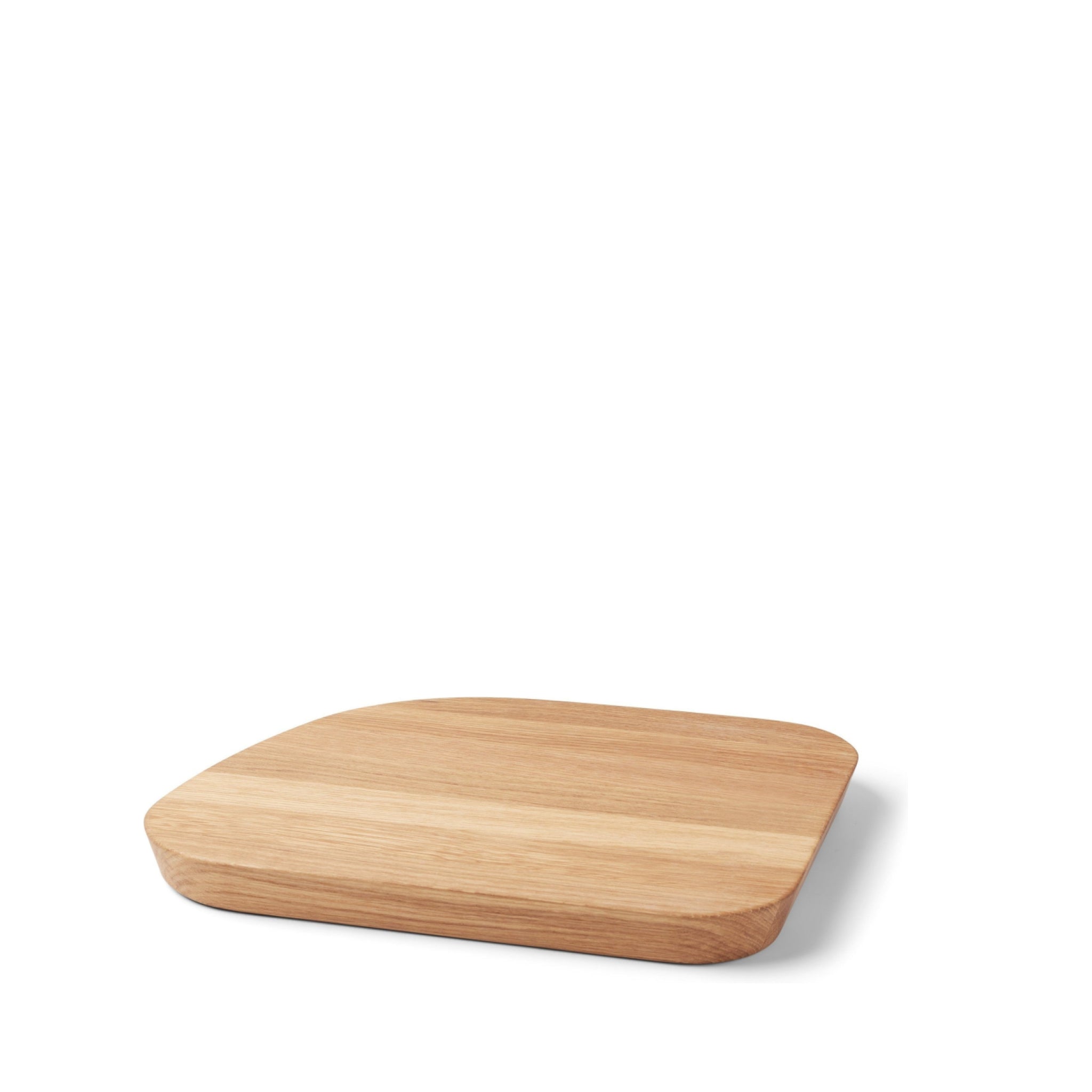 Gejst Galet Solid Oak Cutting Board 27 Cm With 3 Ceramic Bowls For Herbs