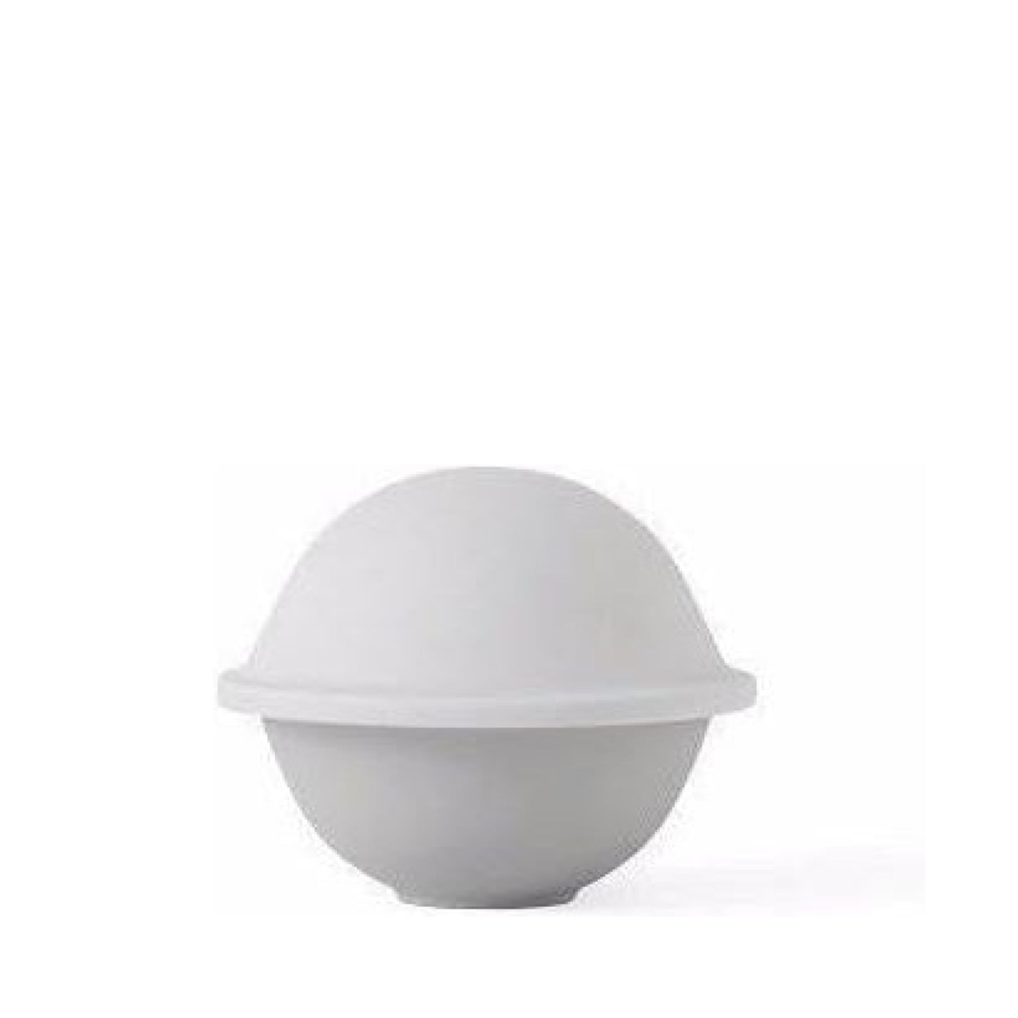 Lyngby Rhombe Chapeau Bowl With Lid, Matt White, Small