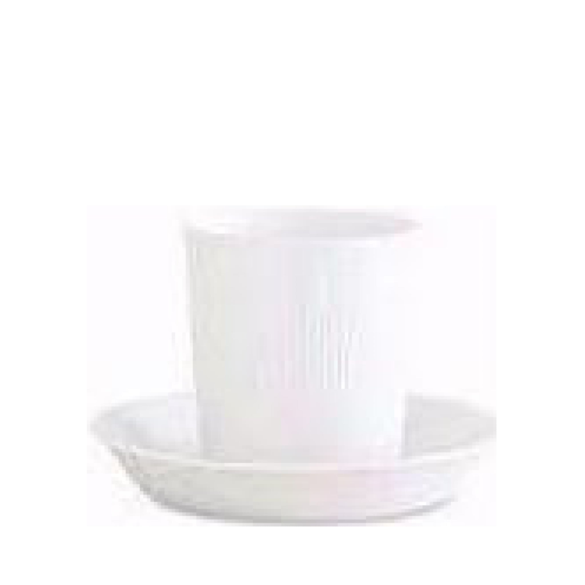Lyngby Thermodan Mug With Saucer, White