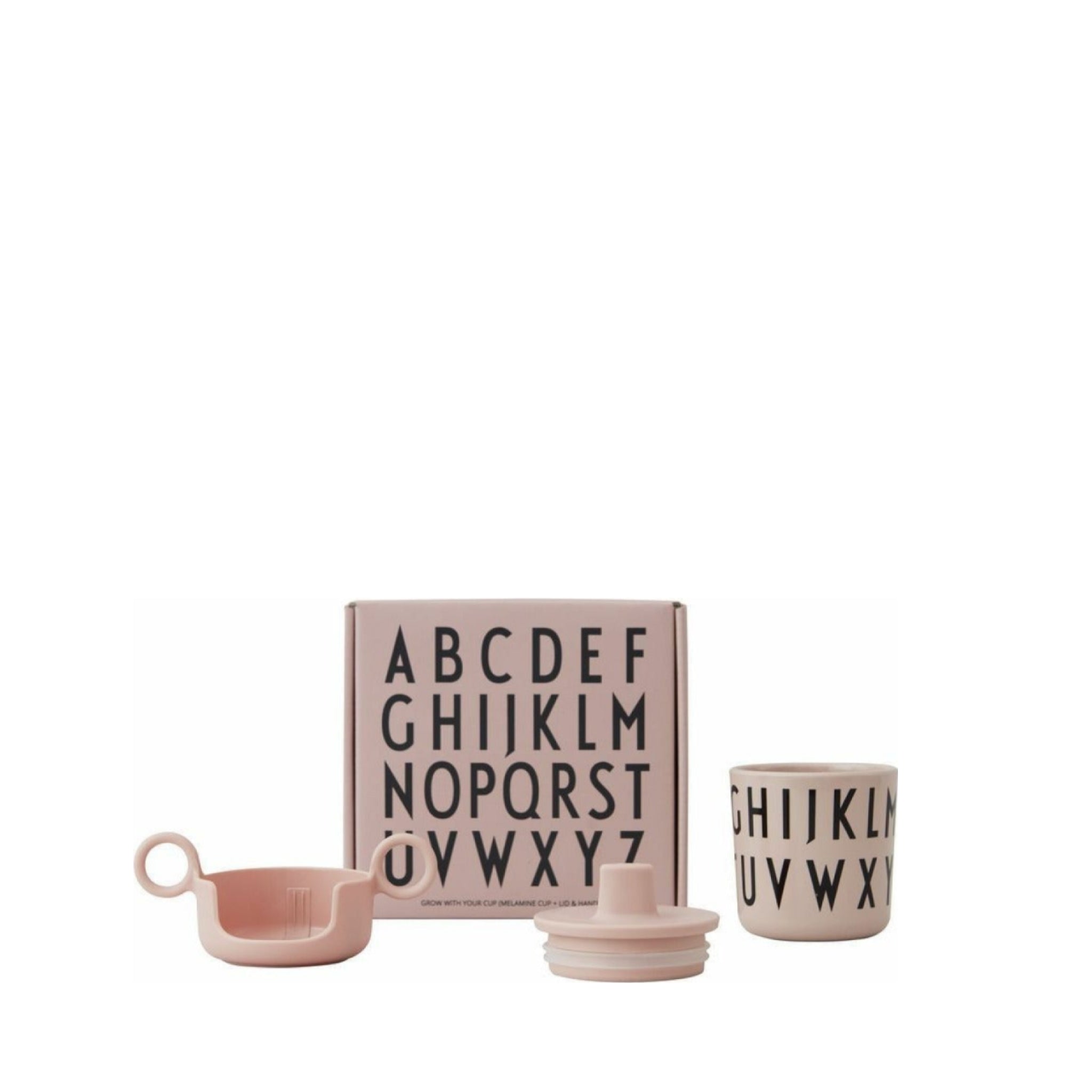 Design Letters Grow with your cup set Melamine, Nude