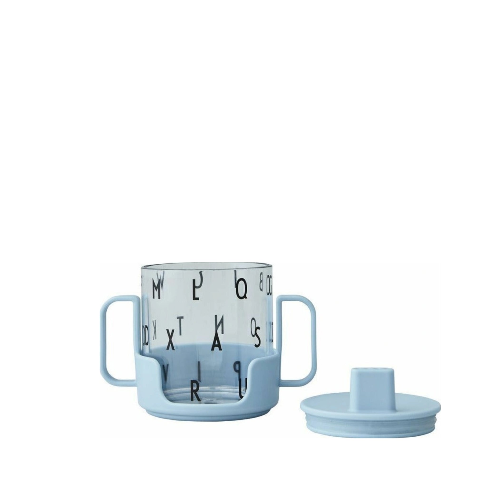 Design Letters Grow with your cup set, Light Blue