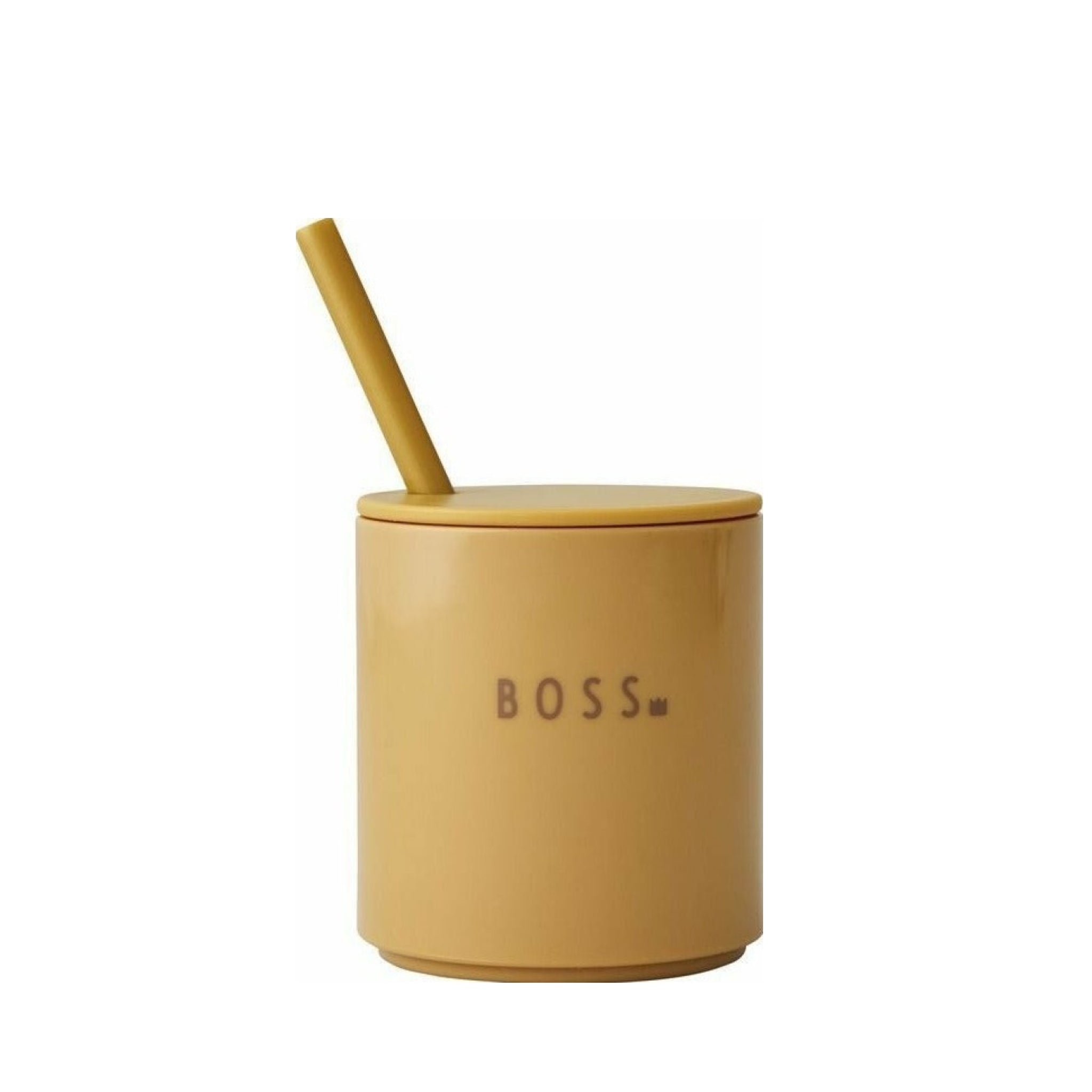 Design Letters Mini Favorite Mug Mustard, Boss