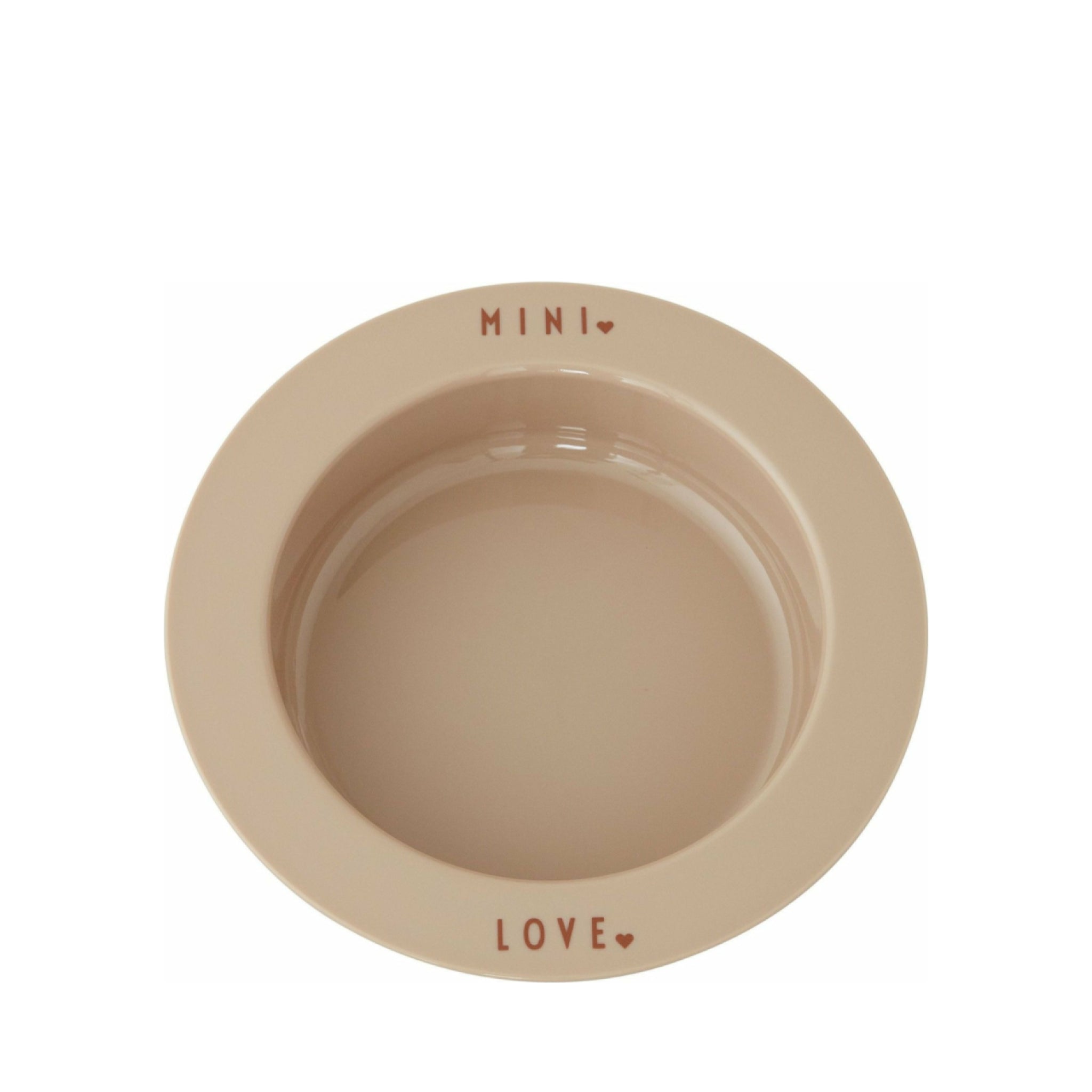Design Letters Mini Favorite Plate Deep, beige