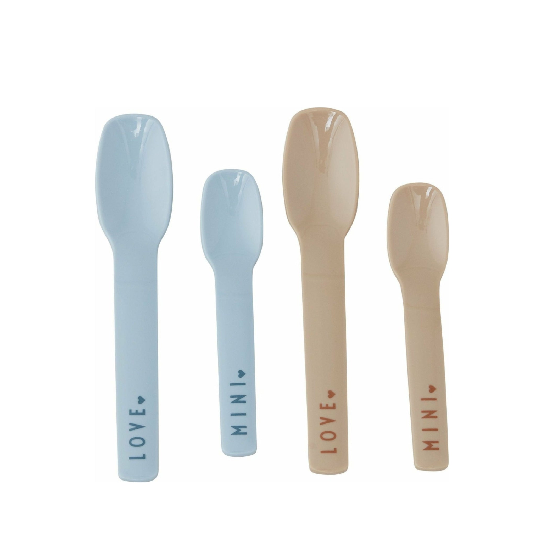 Design Letters Mini Favorite Spoon Set, Light Blue