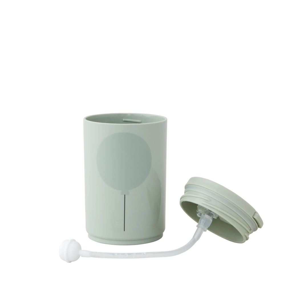 Design Letters Kids Straw MUG 330 ml, light grass 端 n