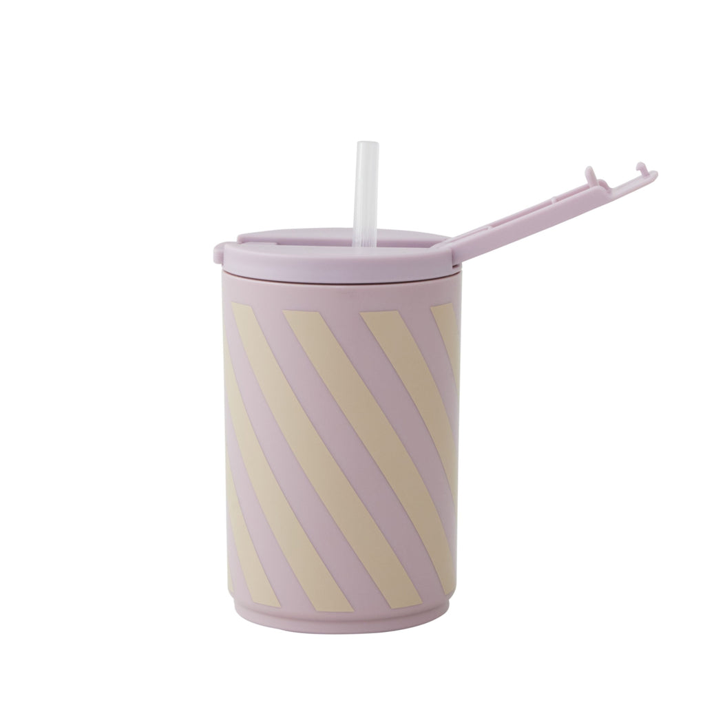 Design Letters Kids Straw Mug 330 ml, lavender