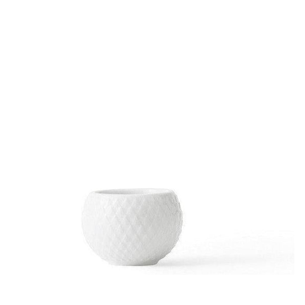 Lyngby RhombeTealight Holder, White, 2 pcs.
