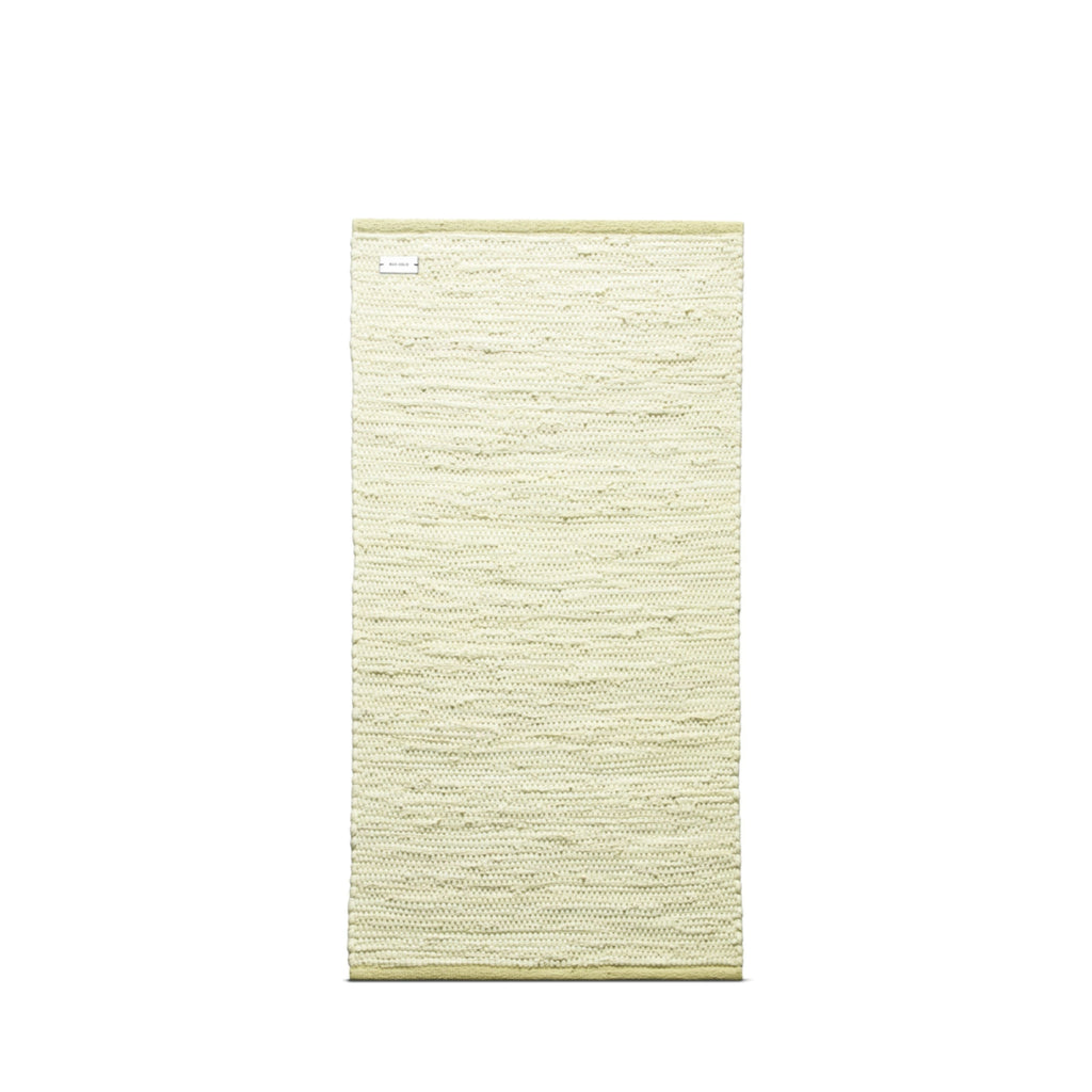Rug Solid Cotton Rug 90x60 Cm, Lemon