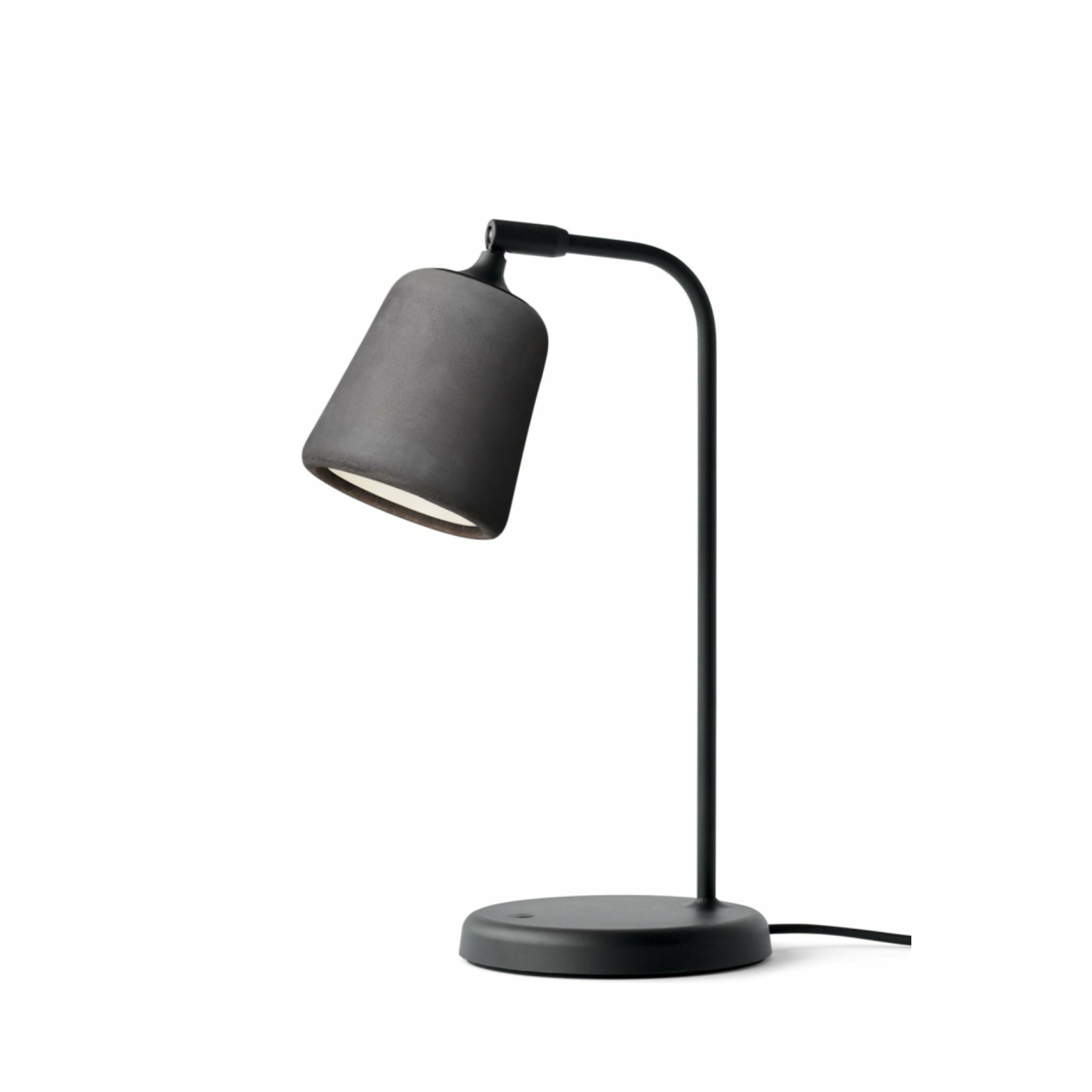 New Works Material Table Lamp, Dark Grey