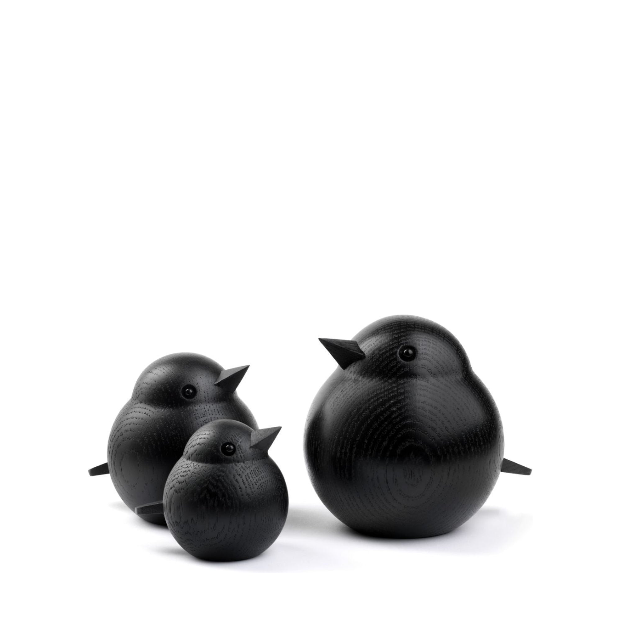 Novoform Design Baby Sparrow Decorative Figure, Black Stained Oak