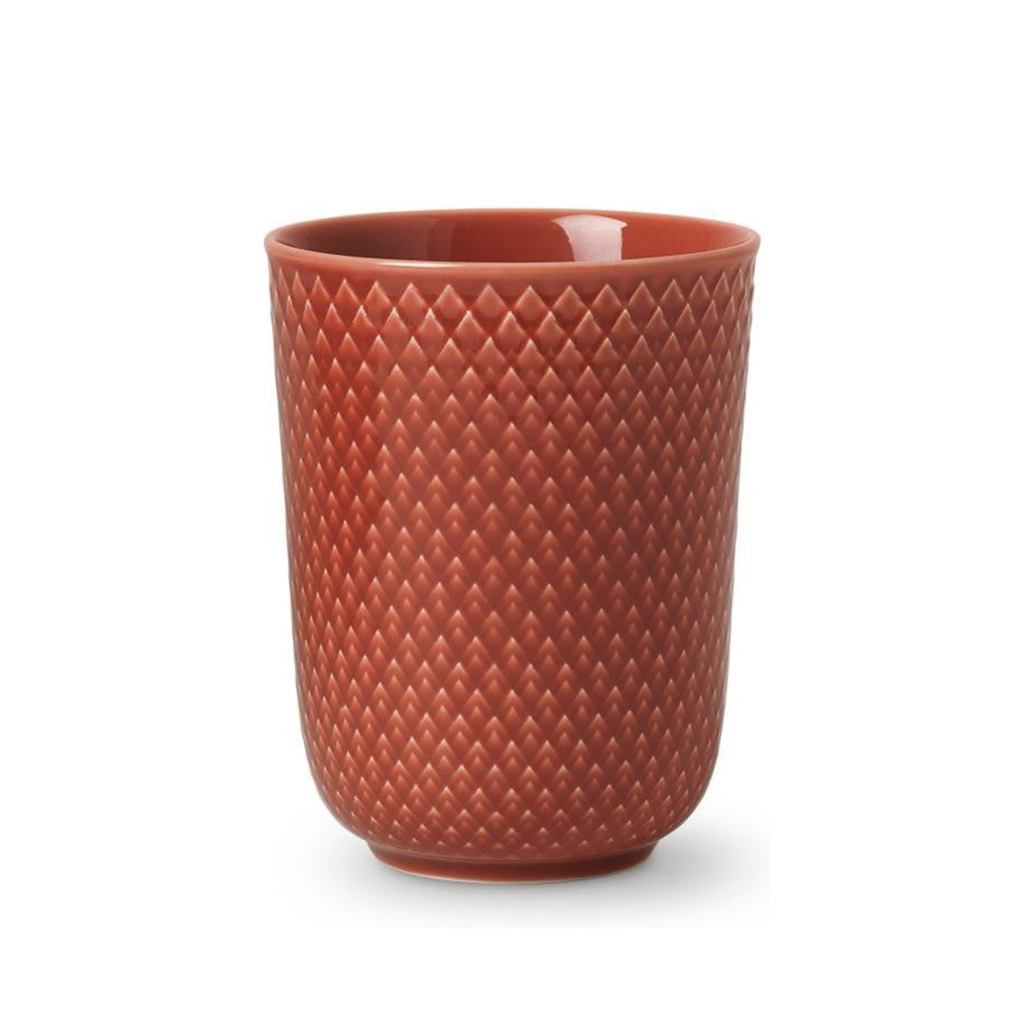Lyngby Rhombe Mug Terracotta, 33cl