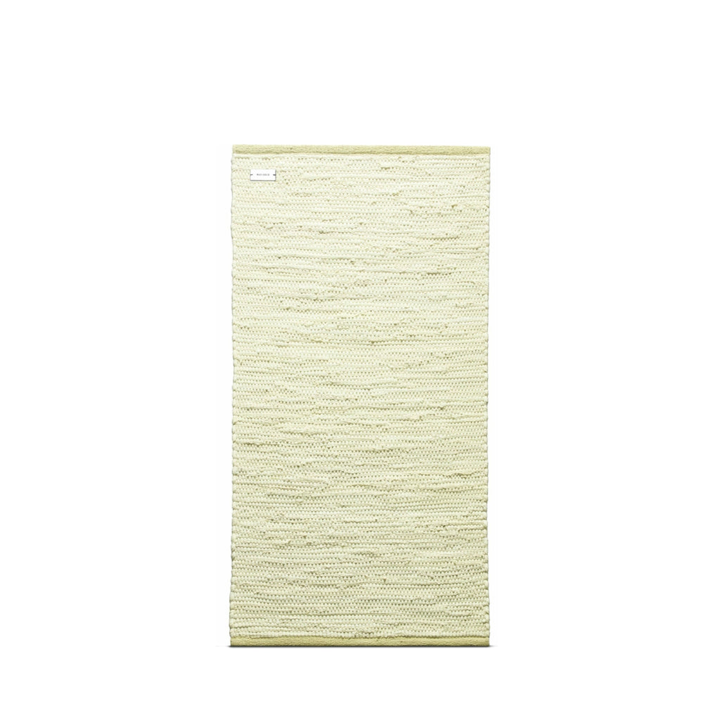Rug Solid Cotton Rug 300x75 Cm, Lemon