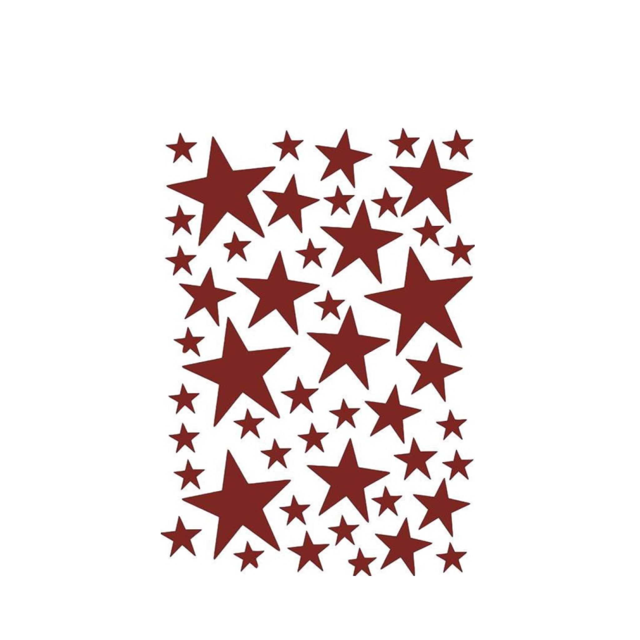 Ferm Living Stars Sticker, Red