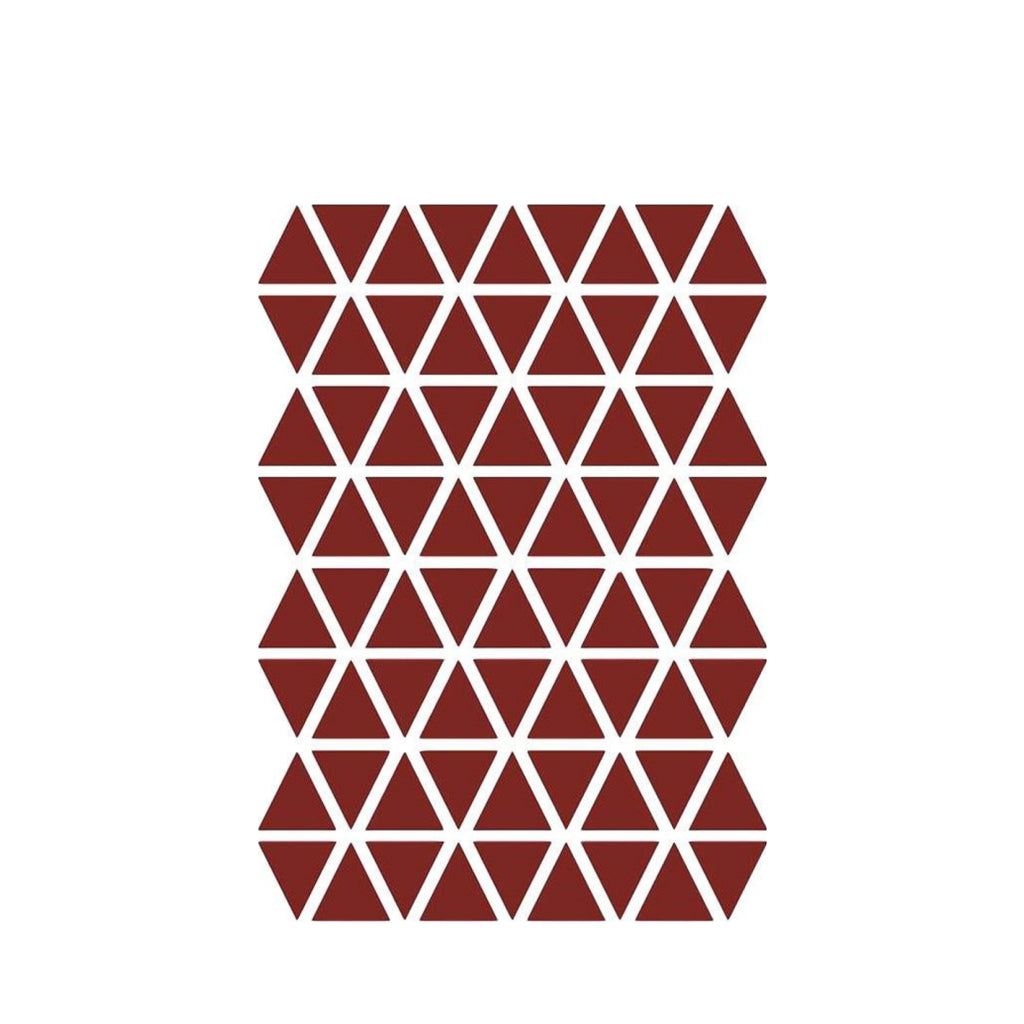 Ferm Living Triangles Wallsticker, Red
