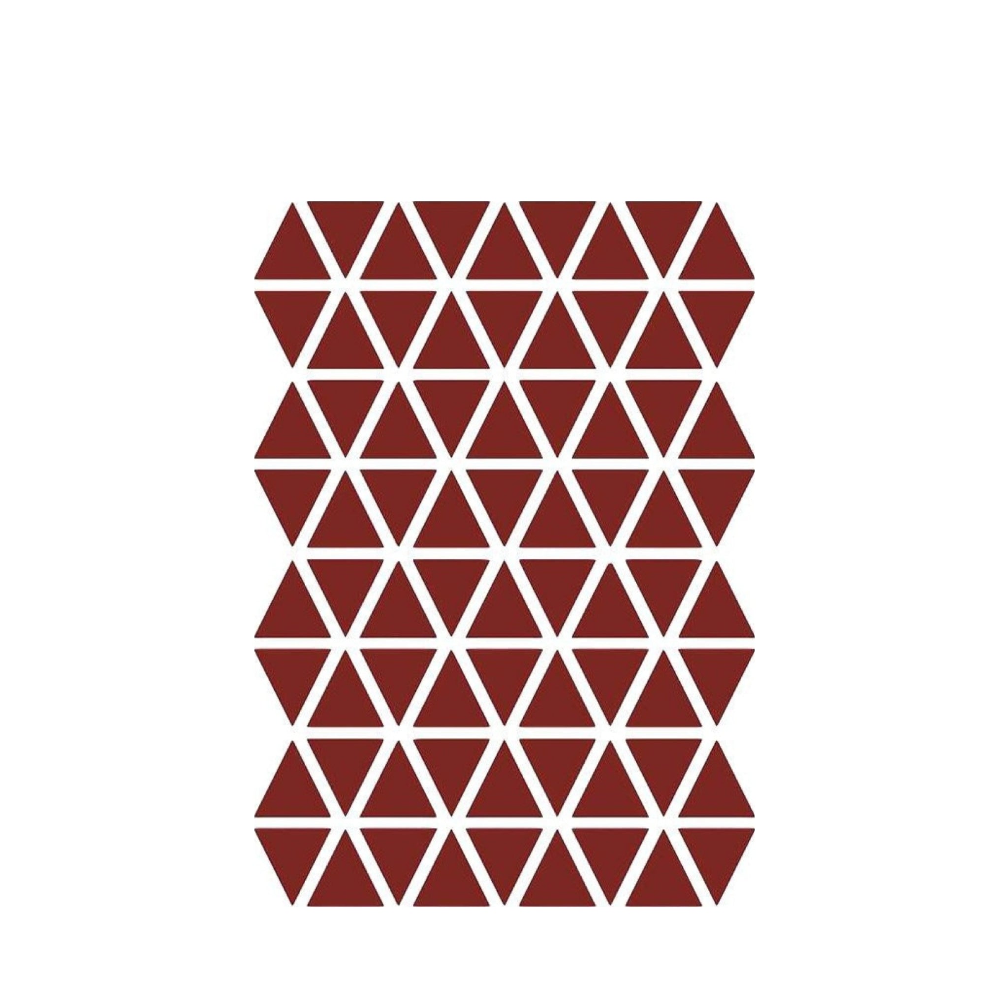 Ferm Living Triangles Wallsticker, Red