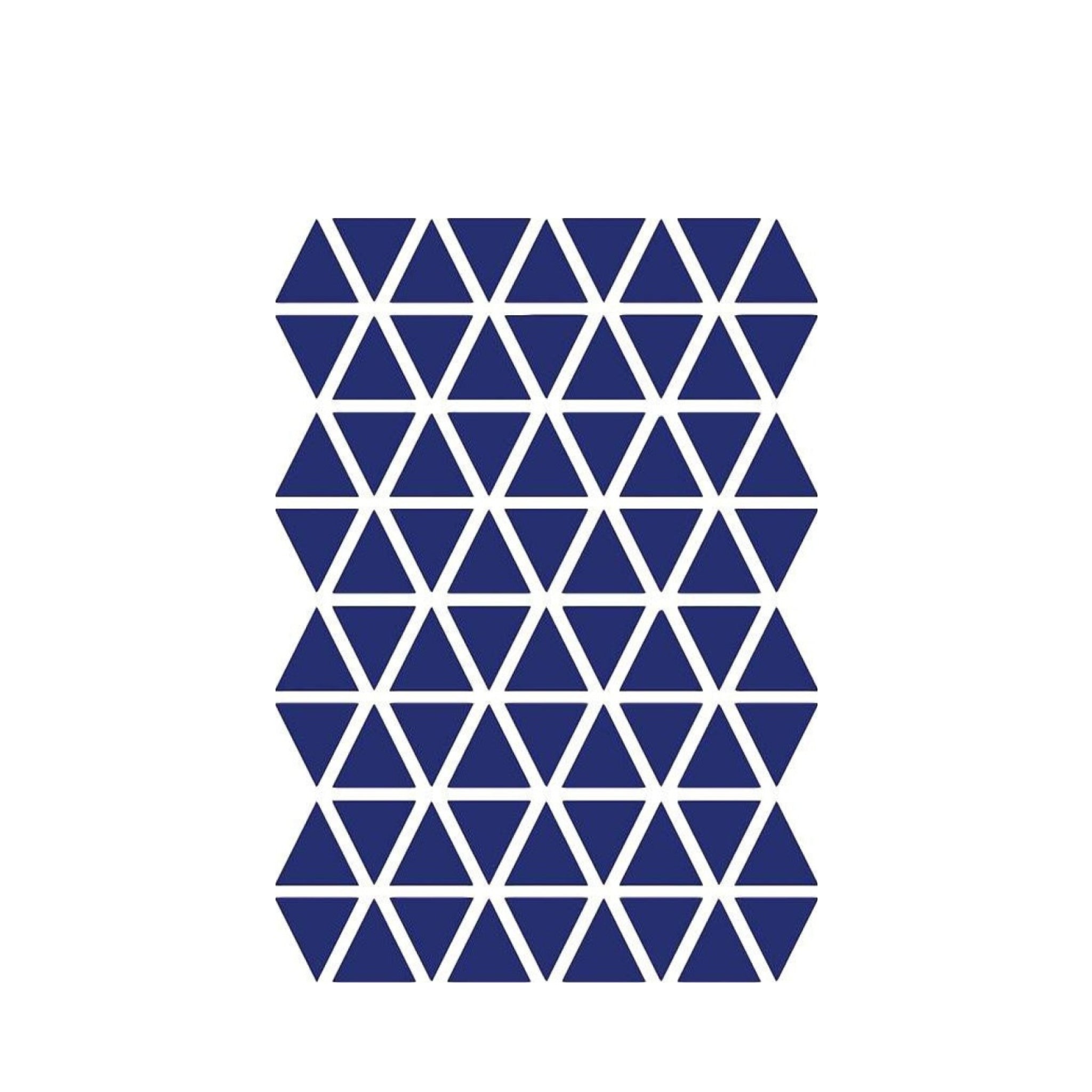 Ferm Living Triangles Wallsticker, Blue