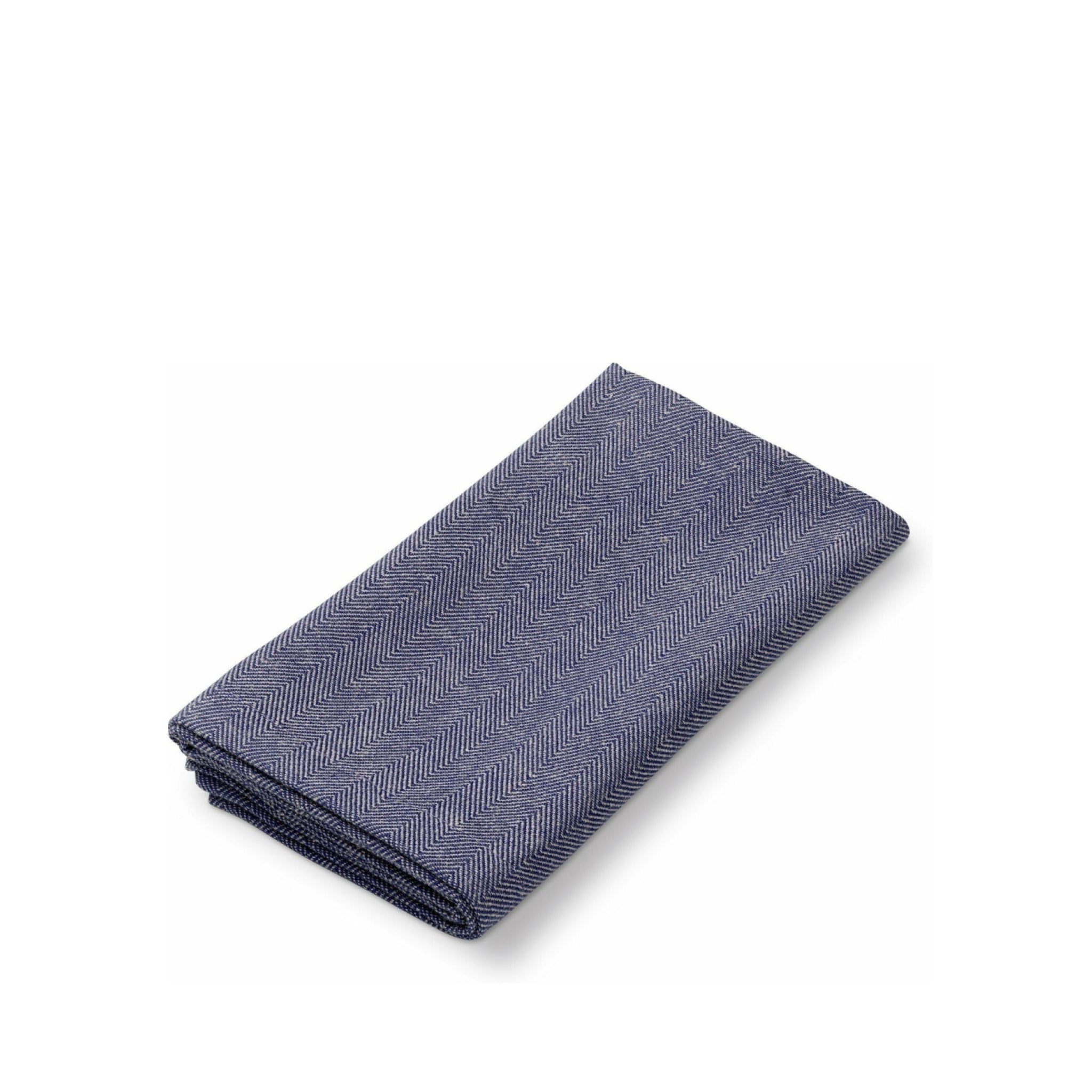 Lyngby Porcelæn Herringbone Napkins 45x45 Cm Blue, 4 Pcs.