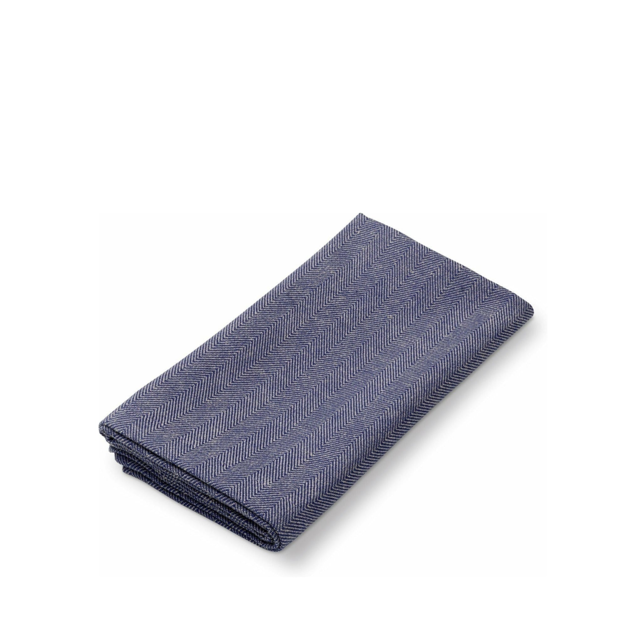 Lyngby Porcelæn Herringbone Napkins 45x45 Cm Blue, 4 Pcs.