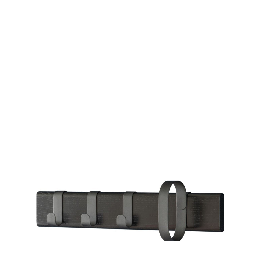 Novoform Design Fluke Wall Hook Small, Oak Black Lacquered