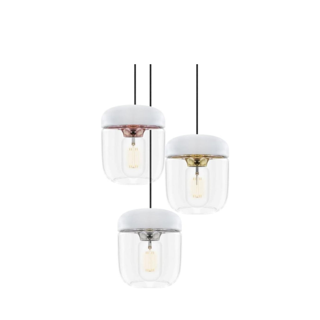 Umage Acorn Lampshade White Polished Copper, ø14