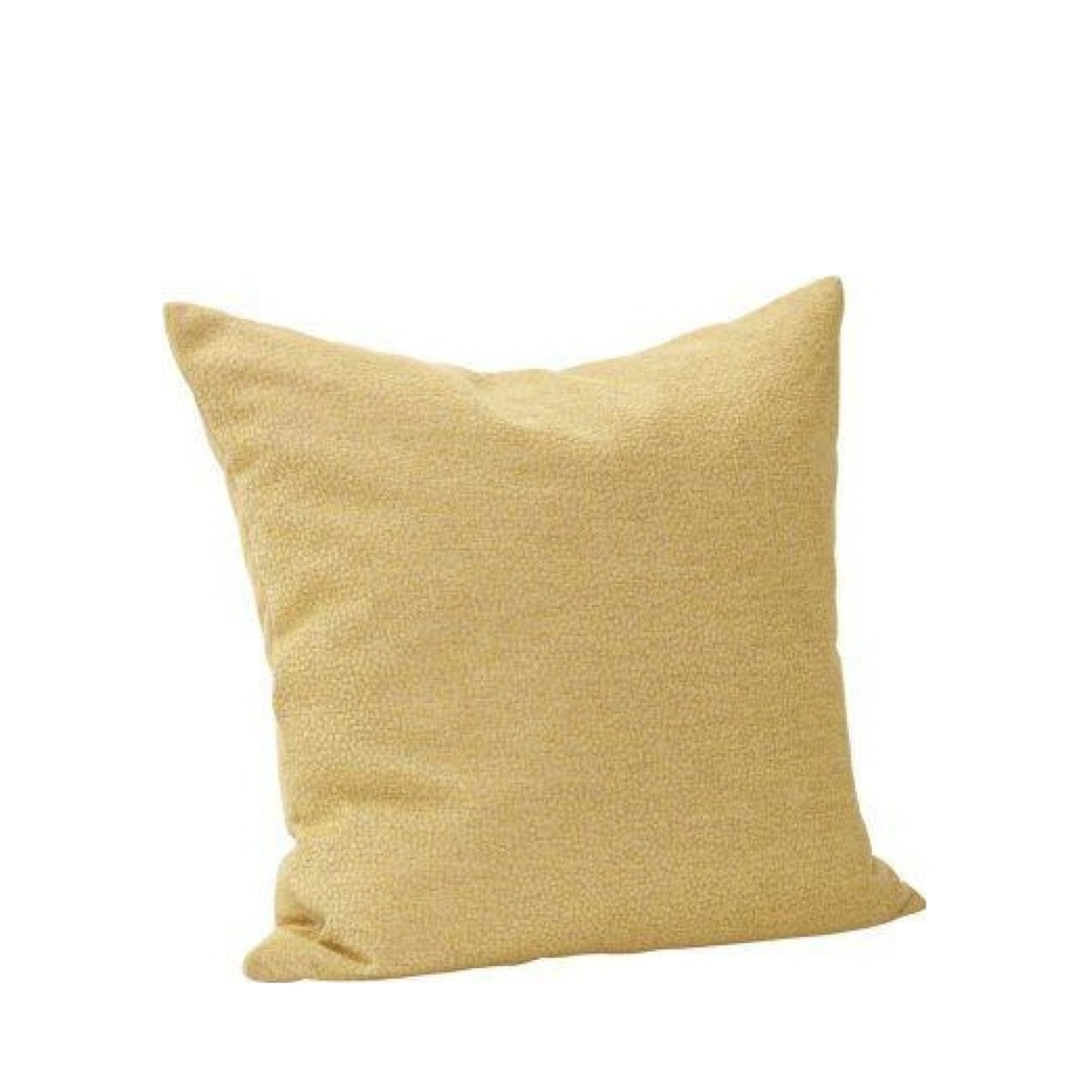 Hübsch Poppy Cushion in Mustard Yellow - Cozy 60x60 cm Home Decor
