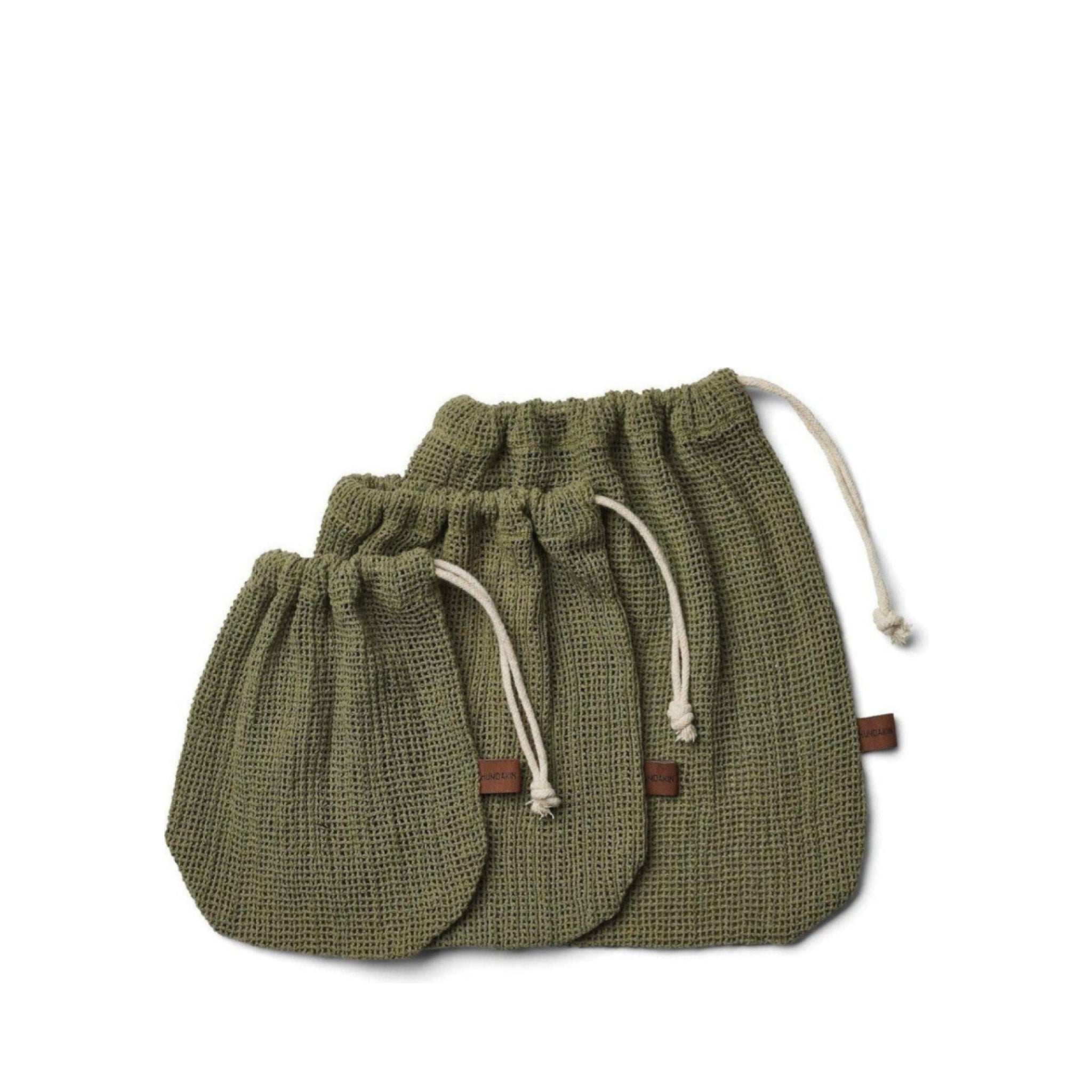 Humdakin Cotton Mesh Bag, 3 Pcs.