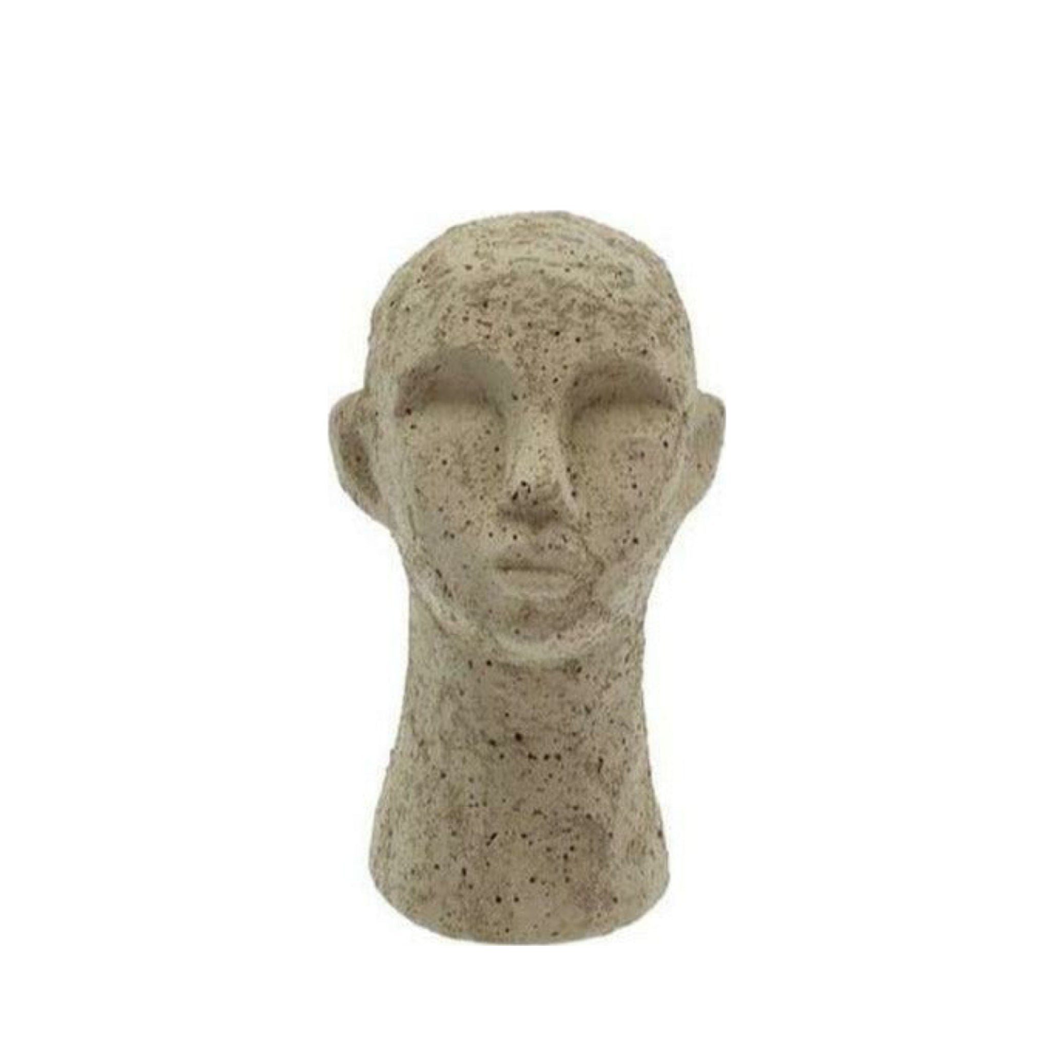 Villa Collection Figurine Head 8.5 X 8.5 X 15 Cm, Light Olive Green