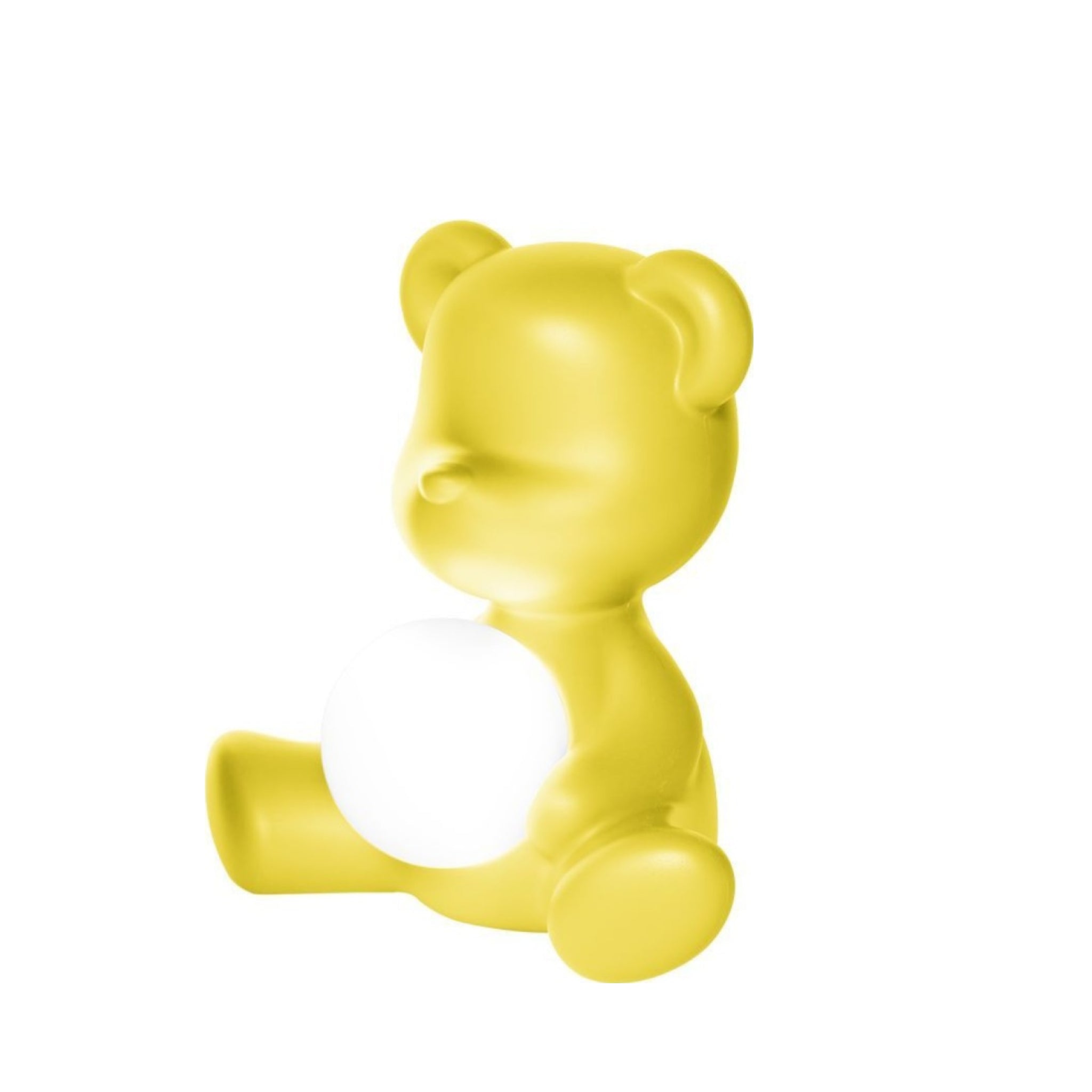 Qeeboo Teddy Girl LED Table Lamp - Rechargeable Yellow Bear Design