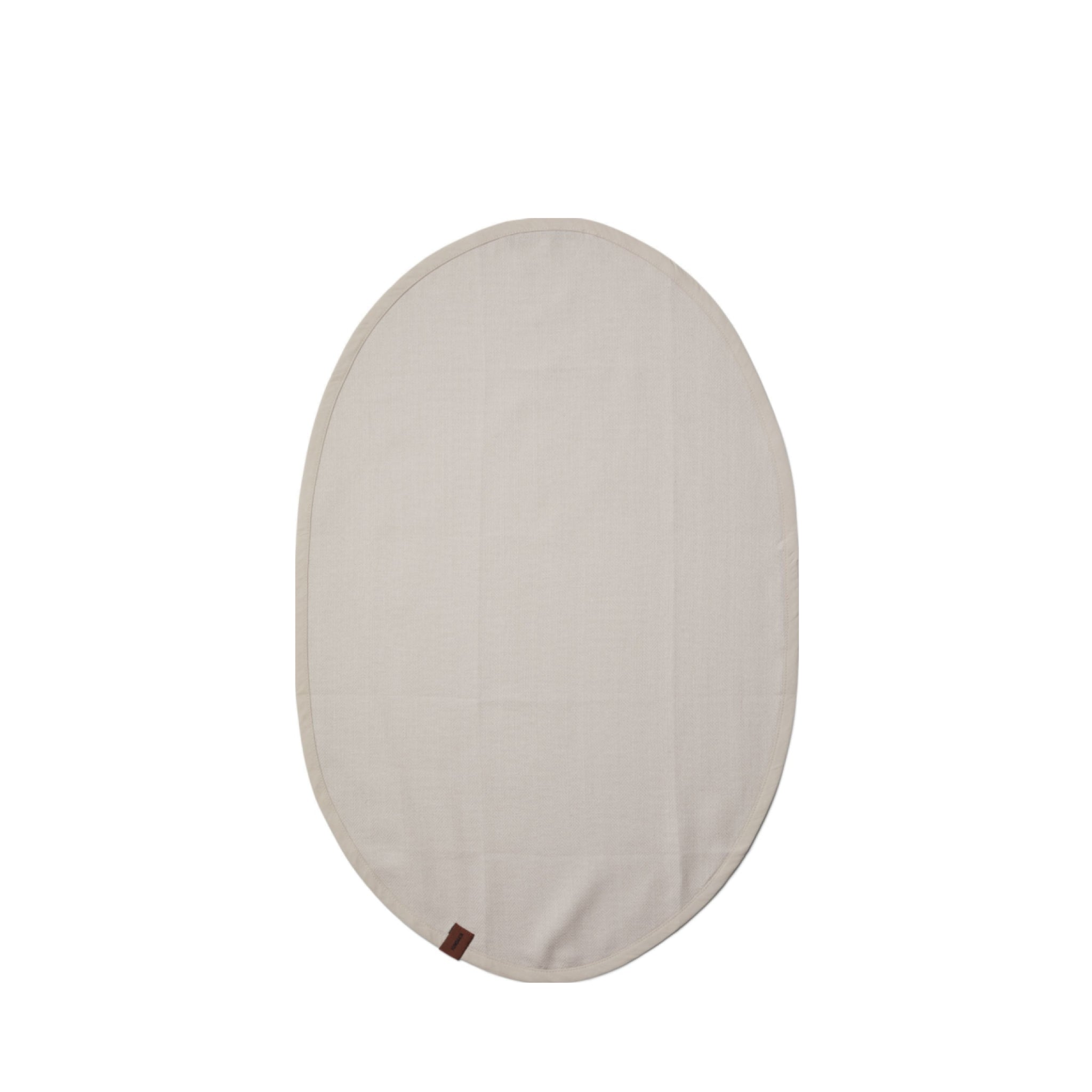 Humdakin Herring Bone Oval Dishcloth, Light Stone