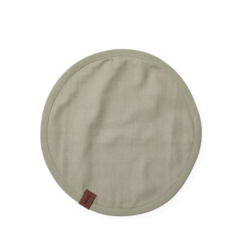 Humdakin Herring Bone Oval Tea Towel, Oak