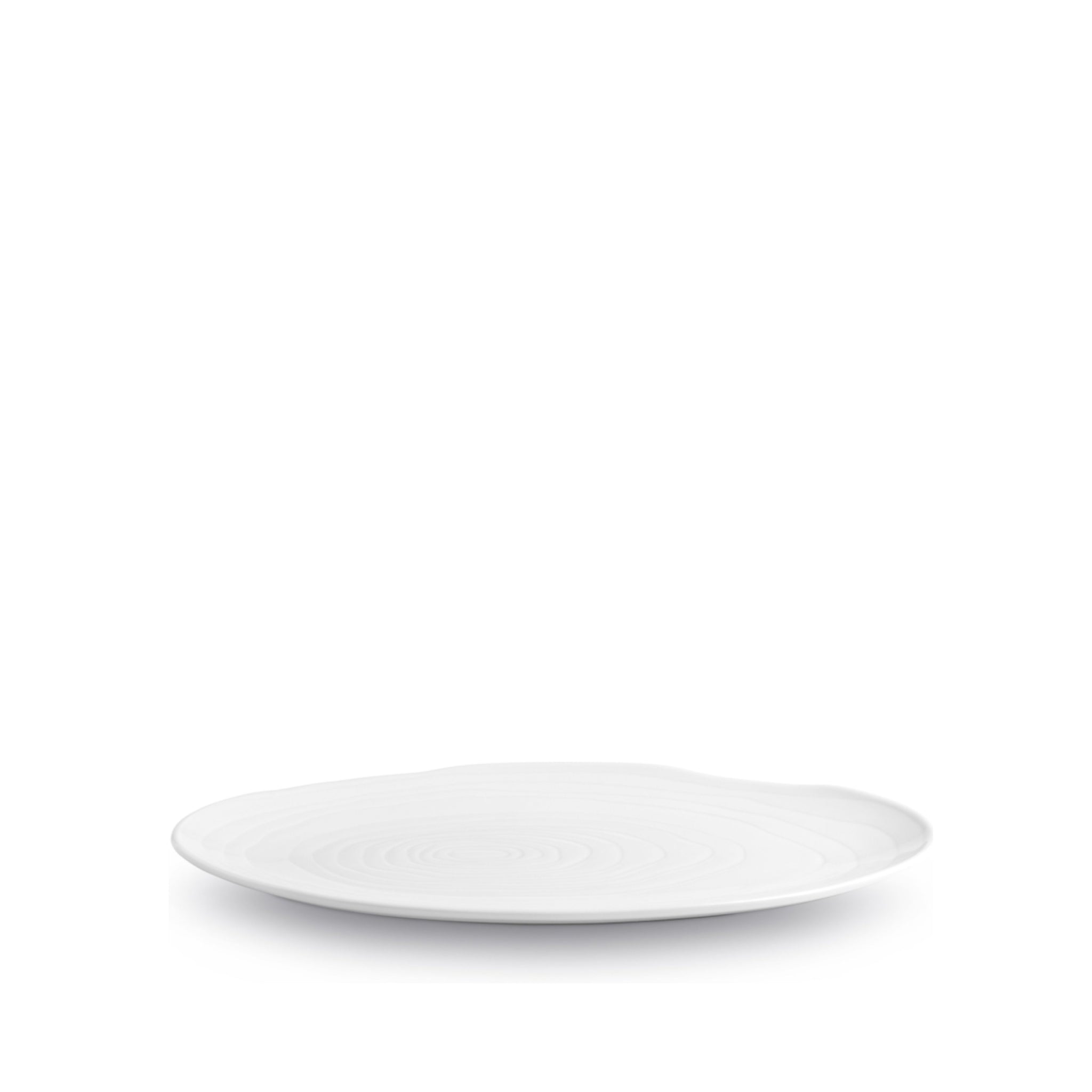 Pillivuyt Boulogne Plate Oval L 23 Cm, White