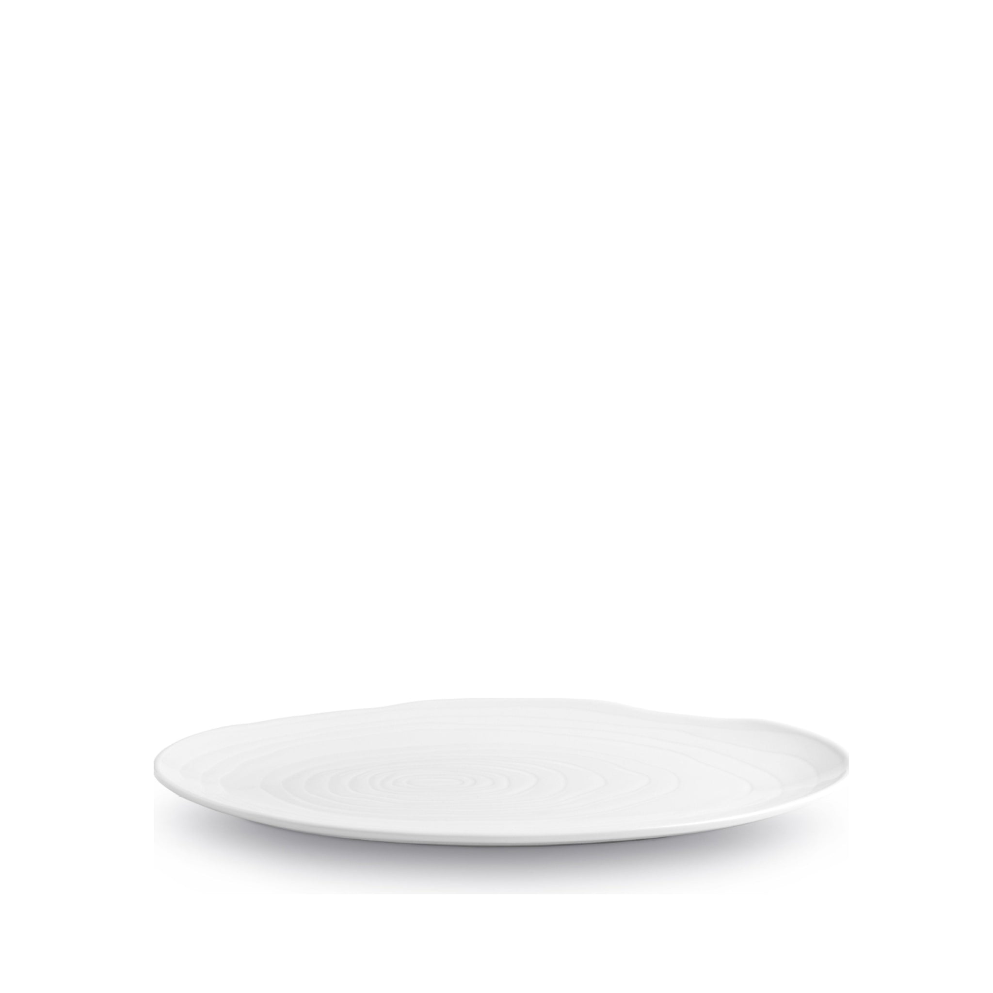 Pillivuyt Boulogne Plate Oval L 23 Cm, White