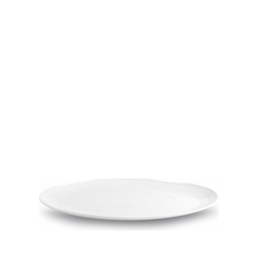Pillivuyt Boulogne Plate Oval L 34 Cm, White