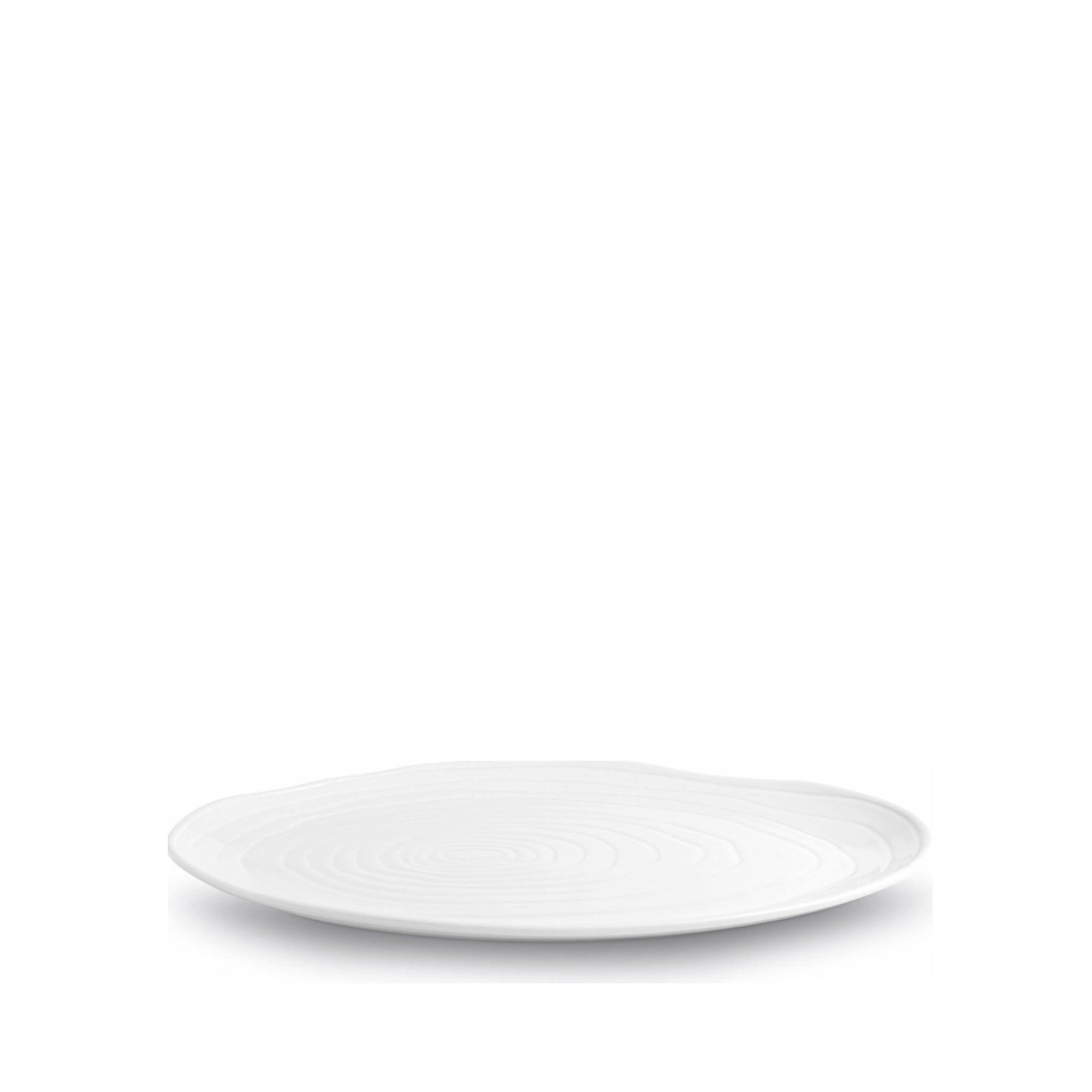 Pillivuyt Boulogne Plate Oval L 34 Cm, White