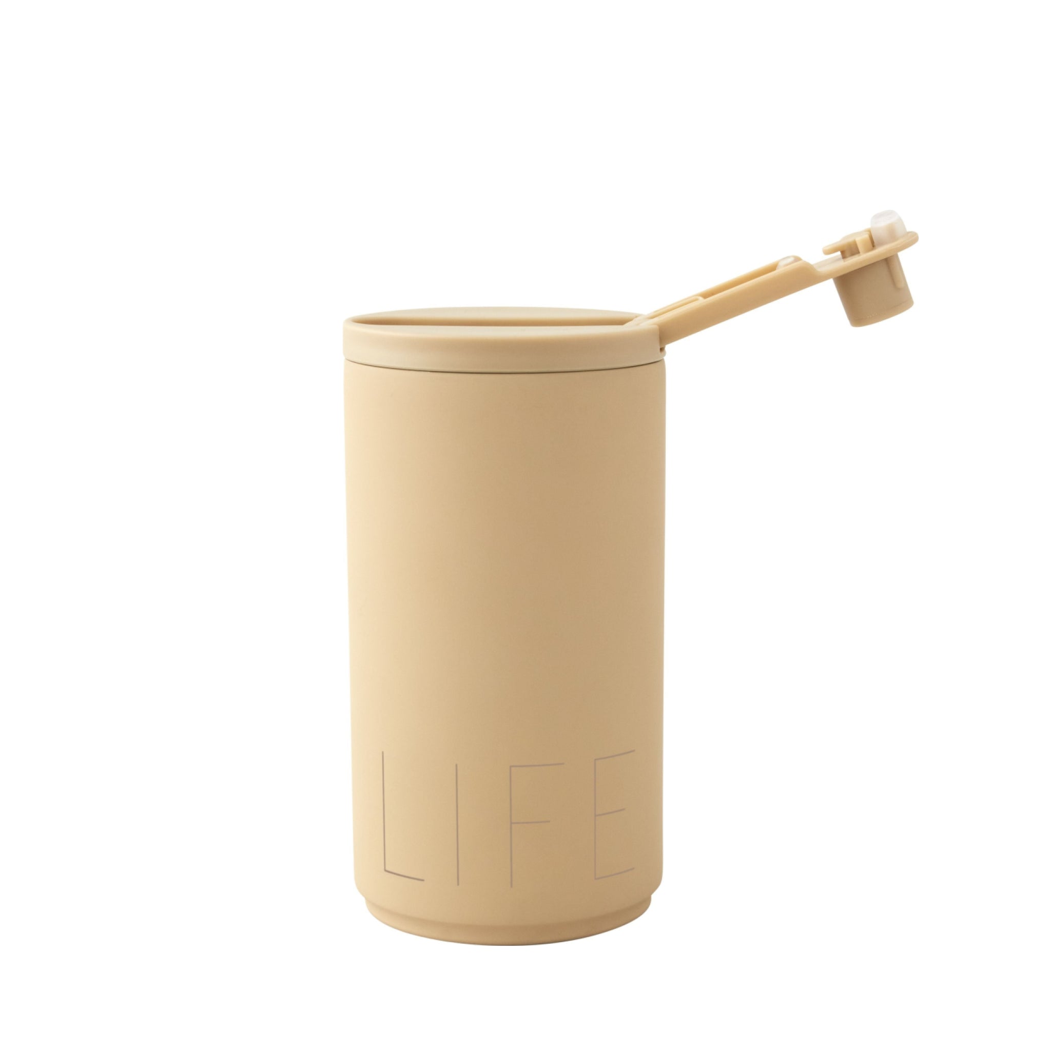 Design Letters Travel ThermoCher 350 ml, beige