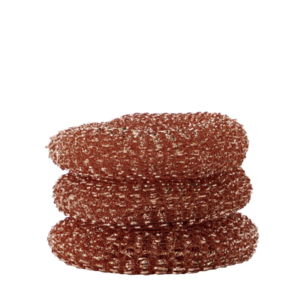 Meraki Inula Copper Sponges Set Of 3, Copper