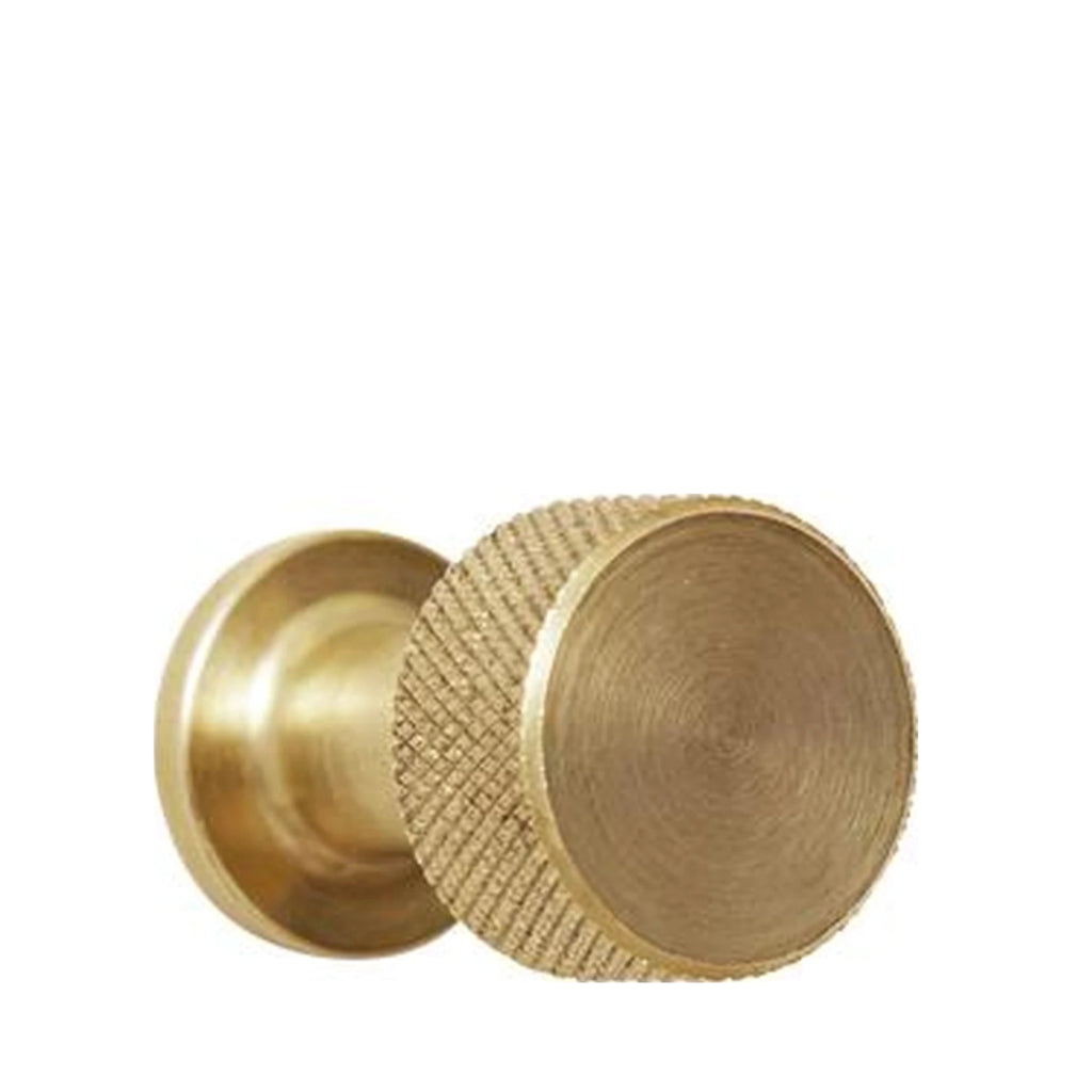 Form & Refine Angle Small Solid Brass Hook — Lathe-Turned, Non-Slip