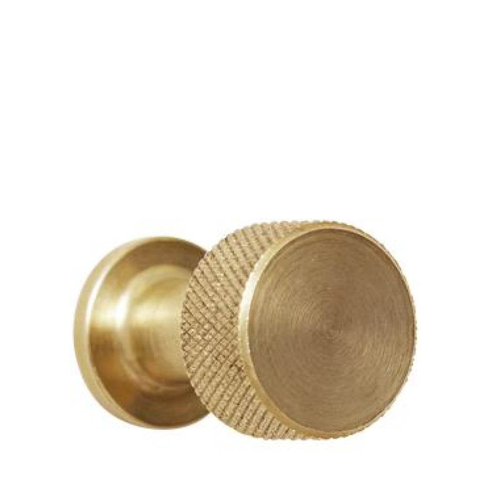 Form & Refine Angle Small Solid Brass Hook — Lathe-turned, Non-slip