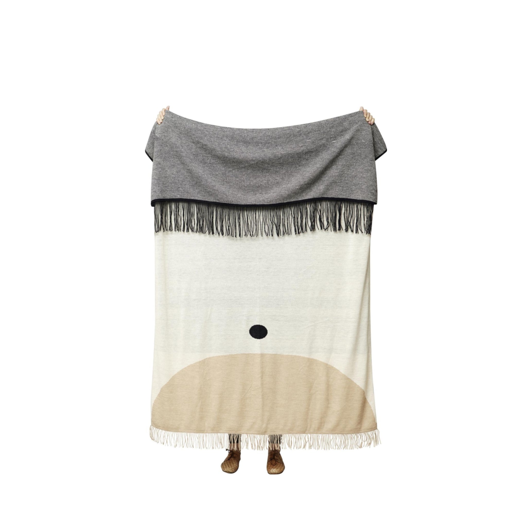 Form & Refine Aymara 130x190 cm 100% Alpaca Plaid Nordic Cream Luxury