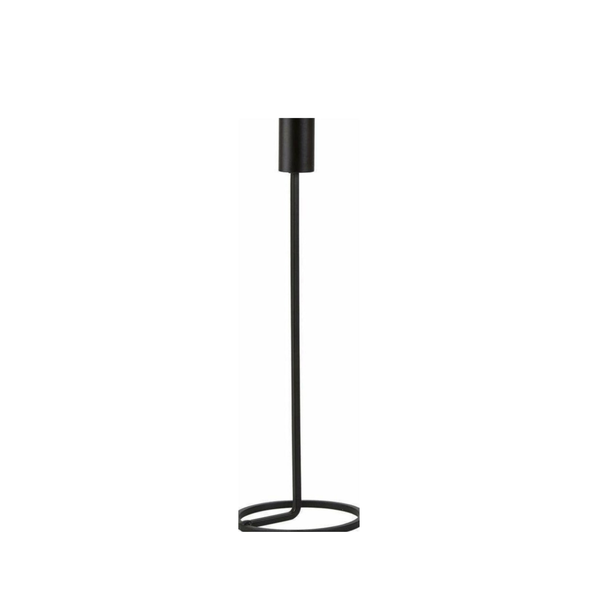 Villa Collection Candlestick Black, 29 Cm