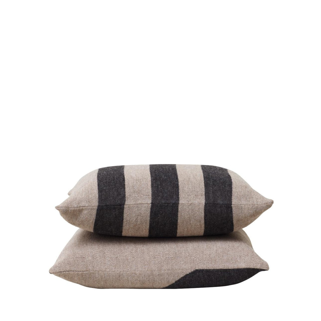 Form & Refine Aymara 52x52 cm Alpaca Cushion - Dark Grey Ribbon Nordic