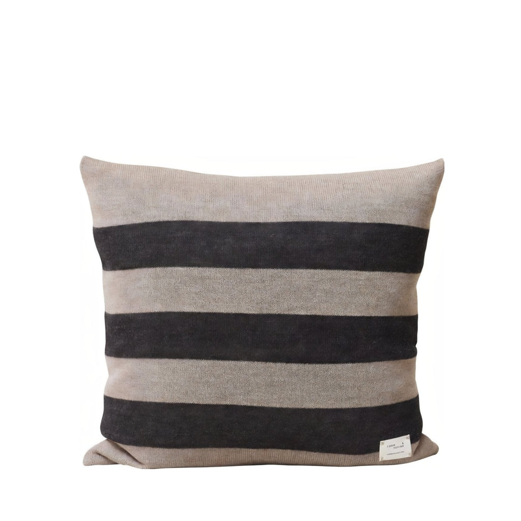 Form & Refine Aymara 52x52 Cm Alpaca Cushion - Dark Grey Ribbon Nordic