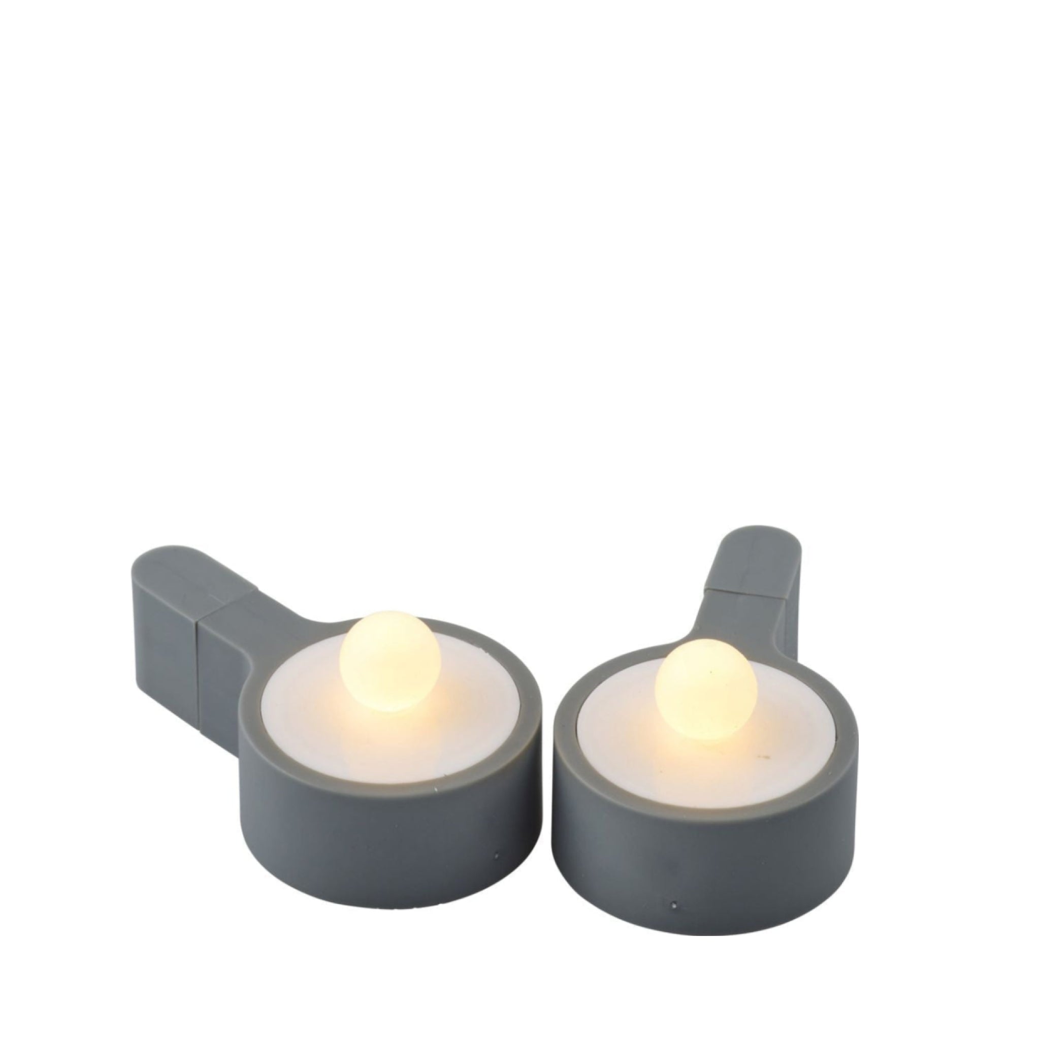 Sirius Amalia Tealight 2 Pcs ø3,9x H1,8 Cm, Dark Grey