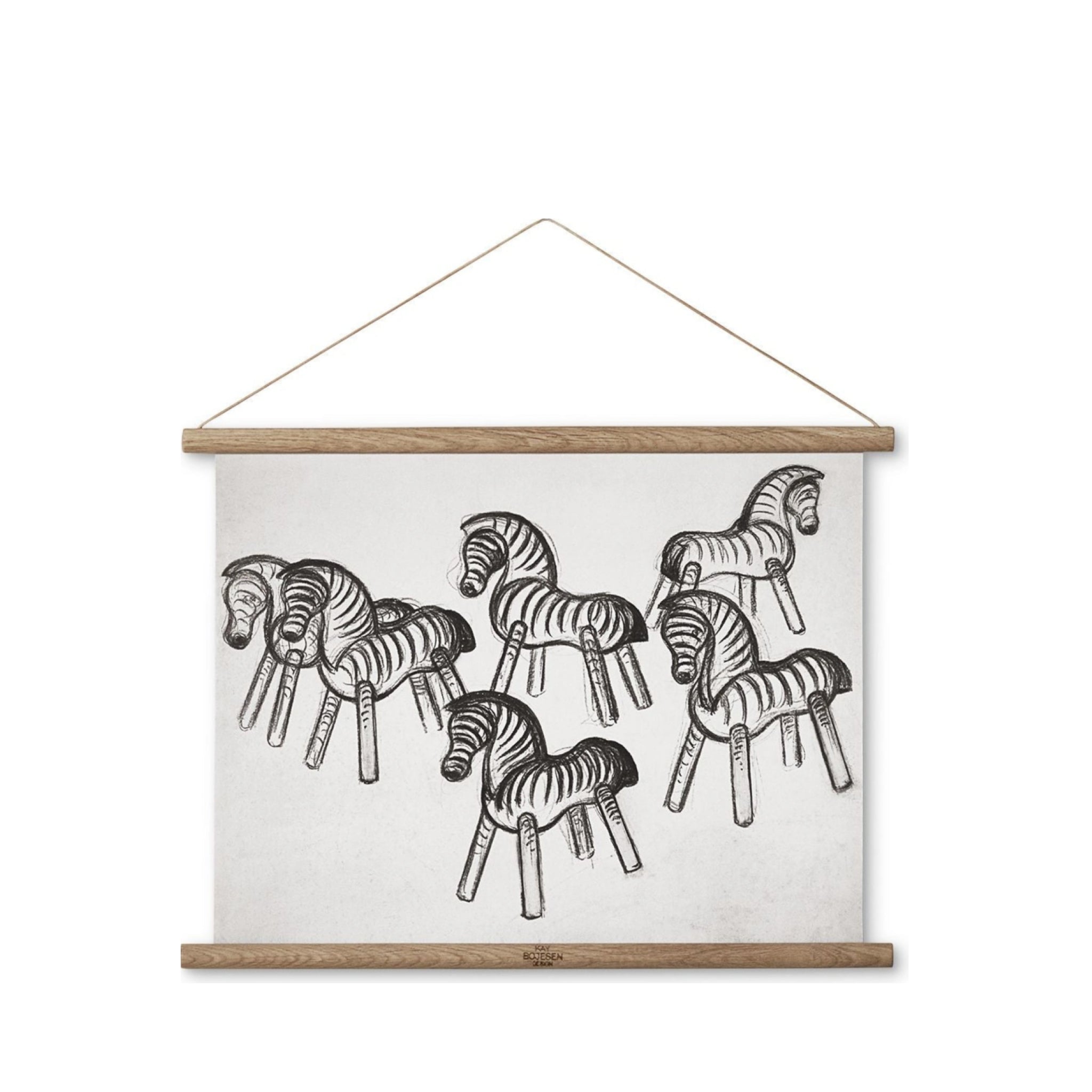 Kay Bojesen Drawing, Zebra Sketch