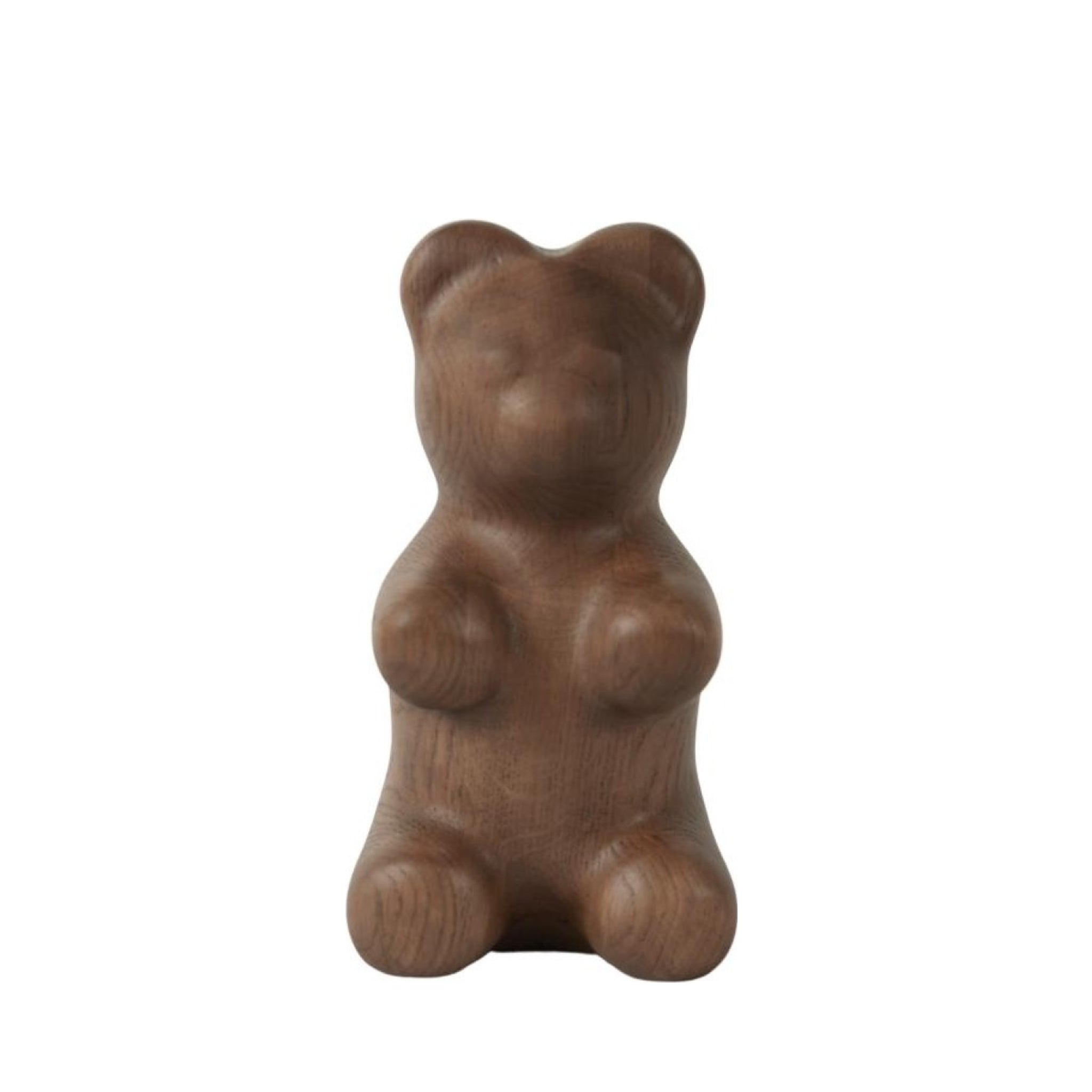 Boyhood Gummy Bear Deco figure oak stained, large